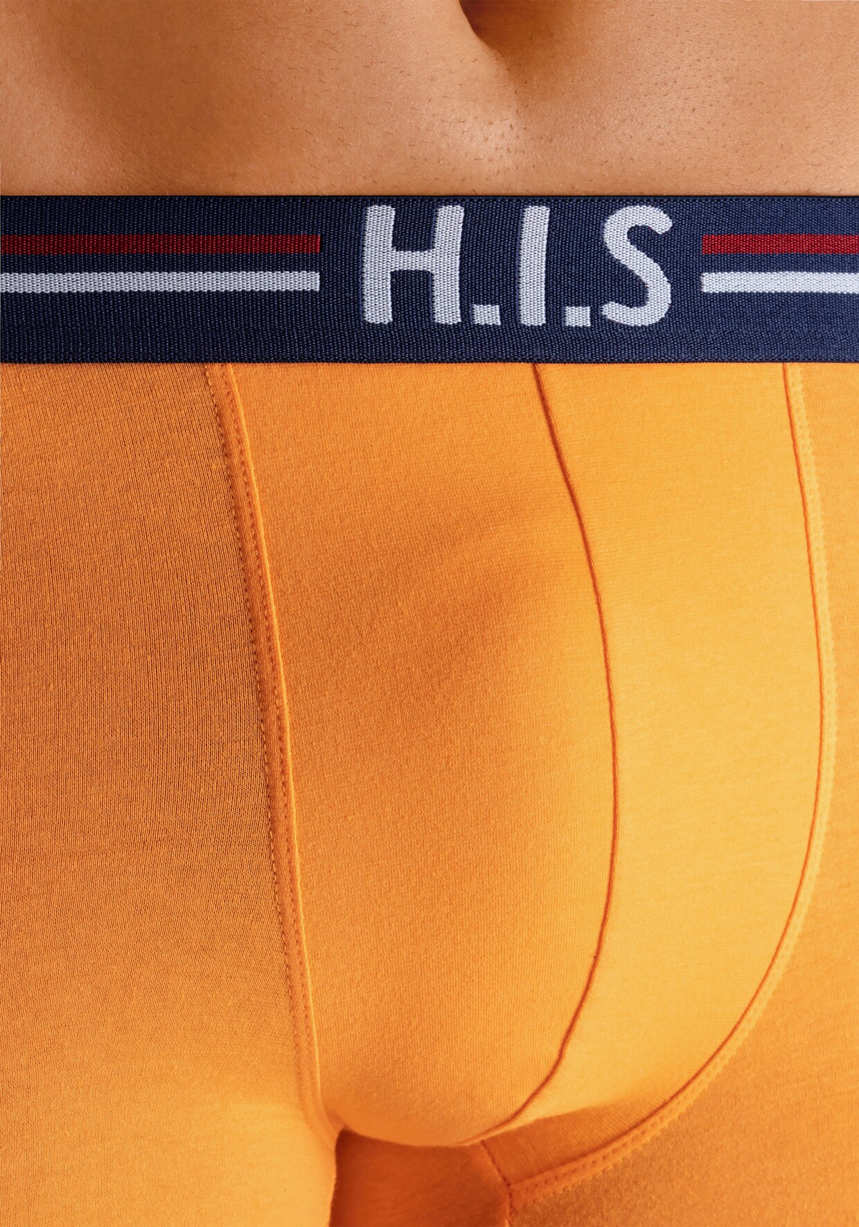 H.I.S Boxer - orange, mint, navy, grau-meliert, schwarz