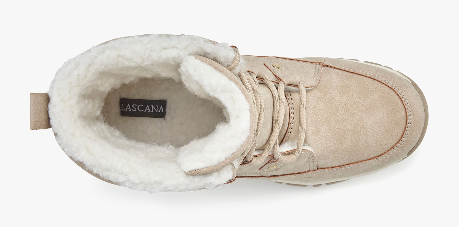 LASCANA Stiefelette - beige