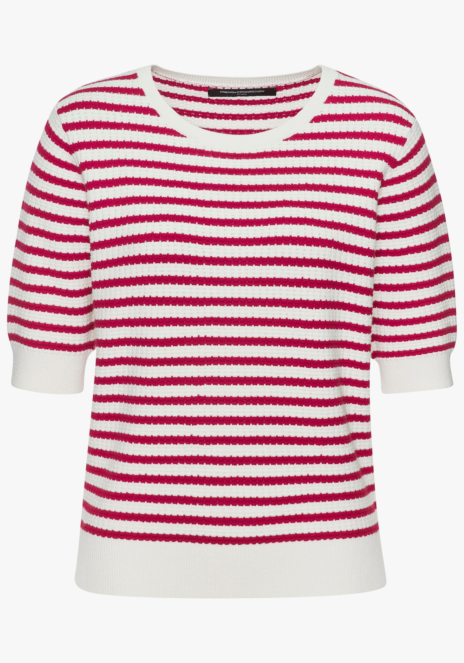 French Connection T-Shirt - weiß-rot