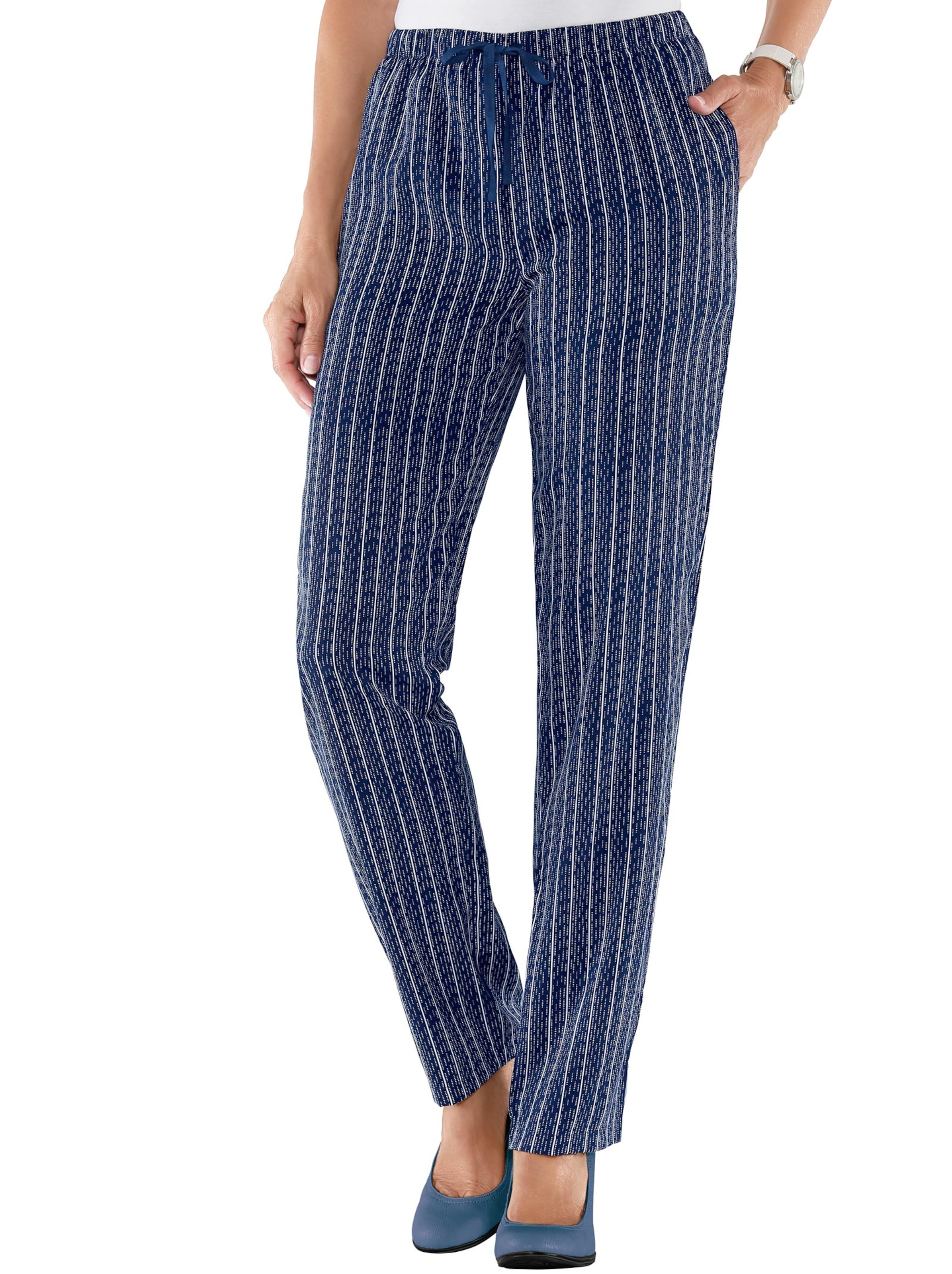 Hose - marine-gestreift