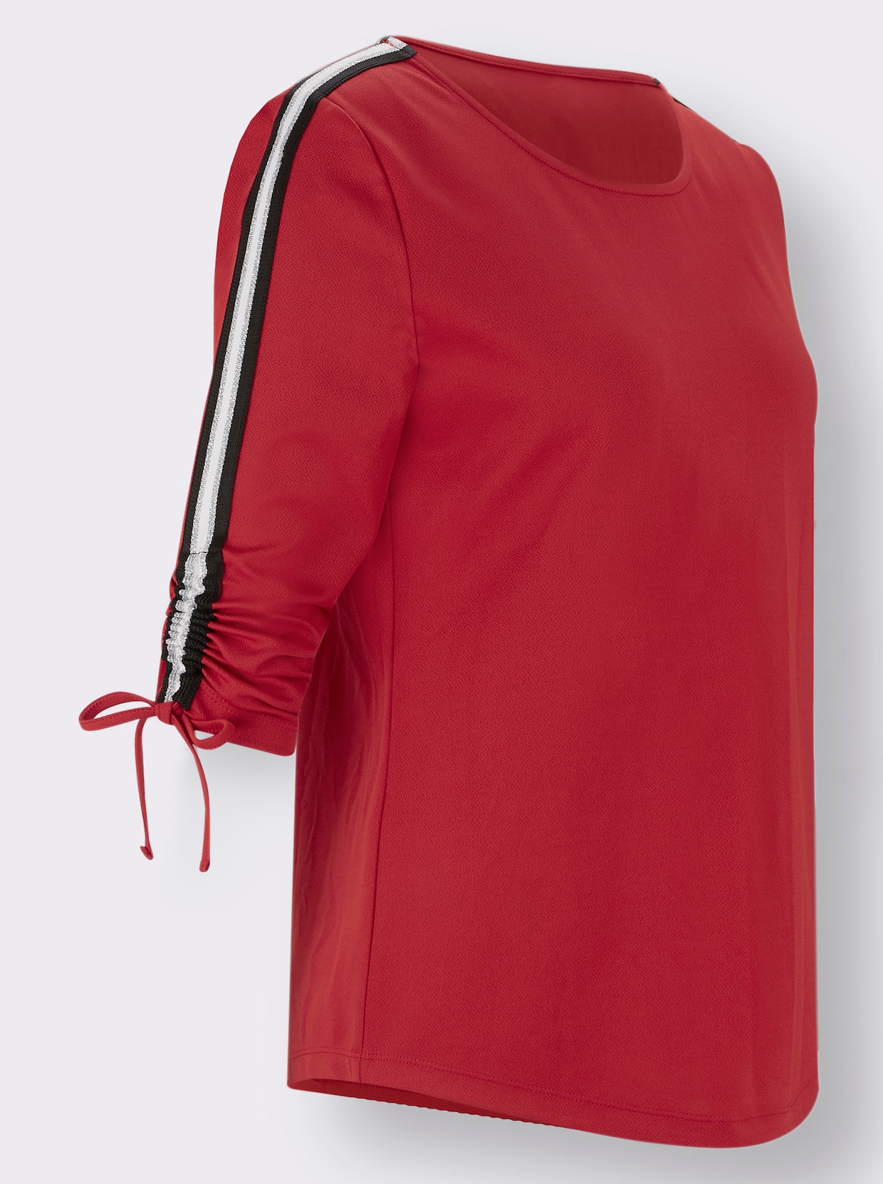 Shirt met 3/4-mouw - rood