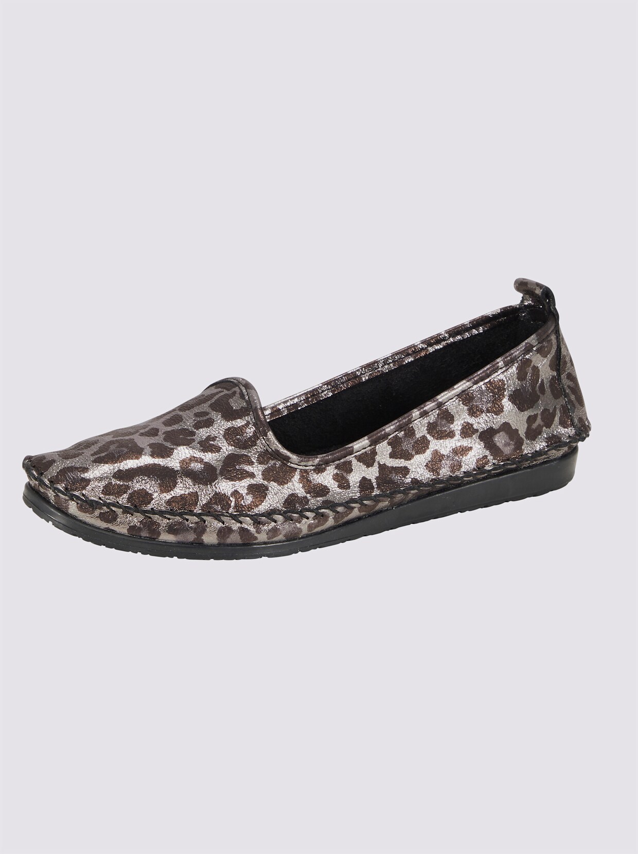 Andrea Conti Slipper - taupe-silberfarben