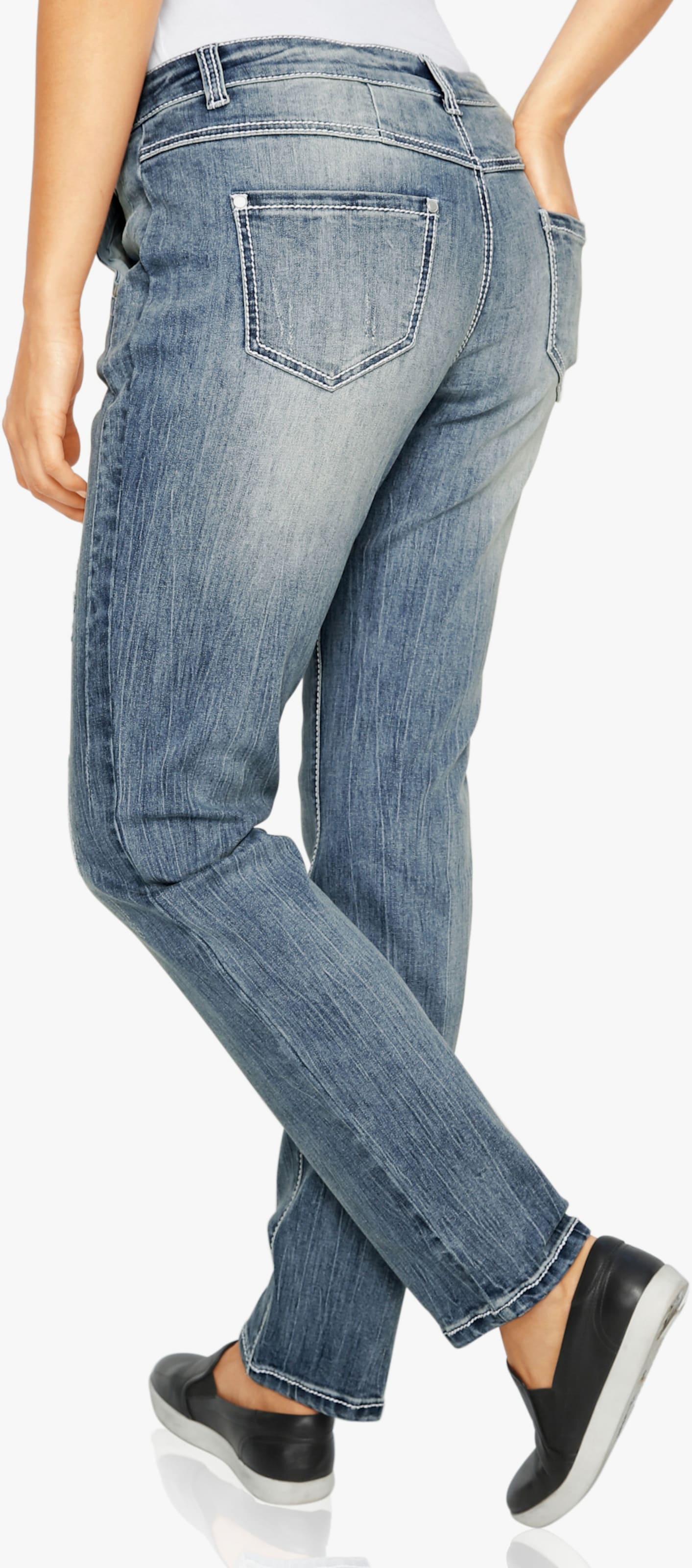 heine Boyfriend-Jeans in 5-Pocket-Style - bleached