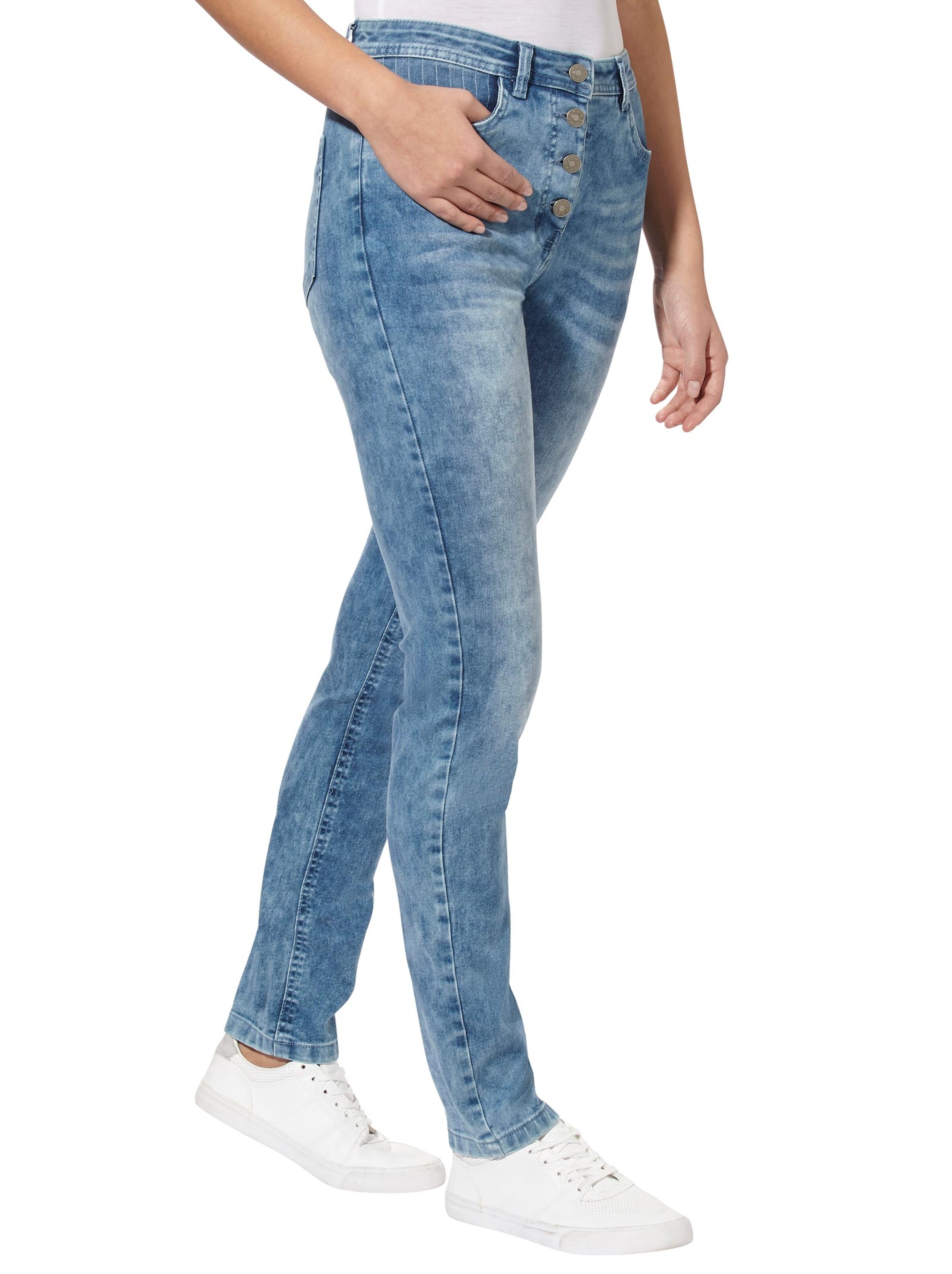 Jeans - blue-bleached