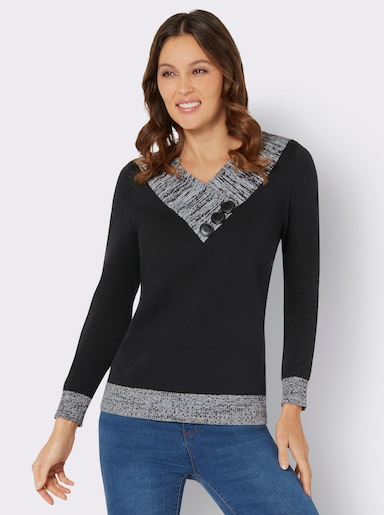 Pullover met lange mouwen - zwart