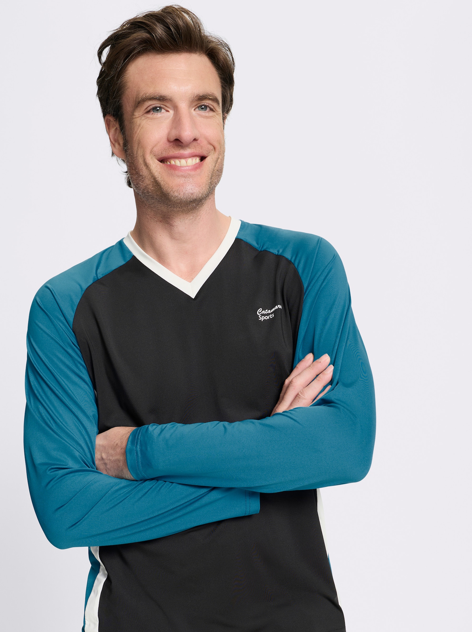 Catamaran Sports Funktionsshirt - schwarz-topas