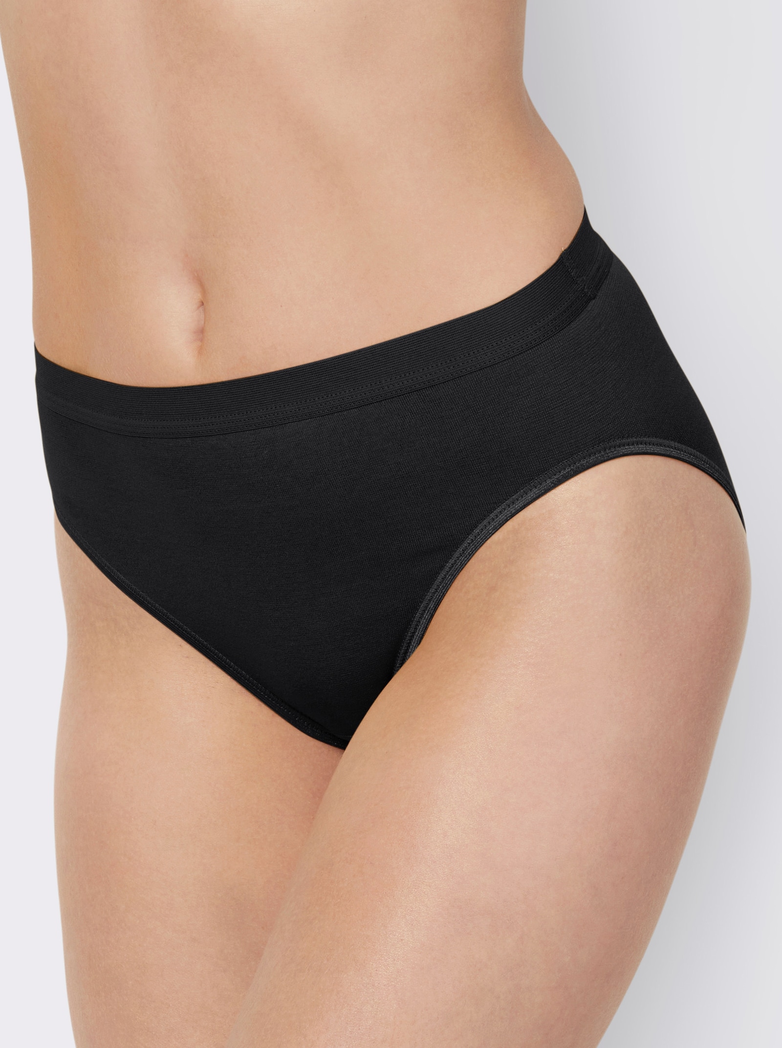 wäschepur Slipy, elastické zakončenia - čierna