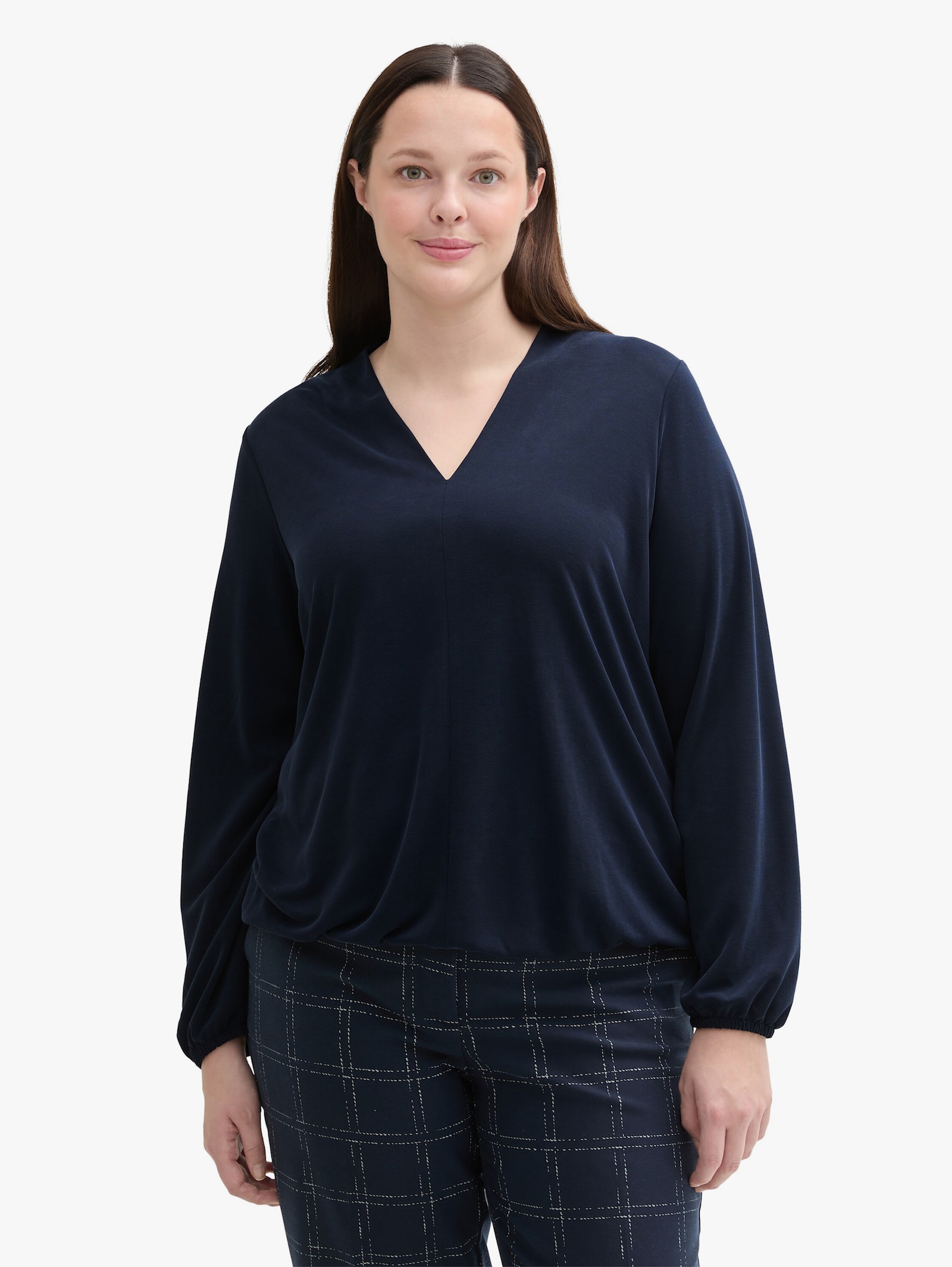Langarmshirt - sky captain blue