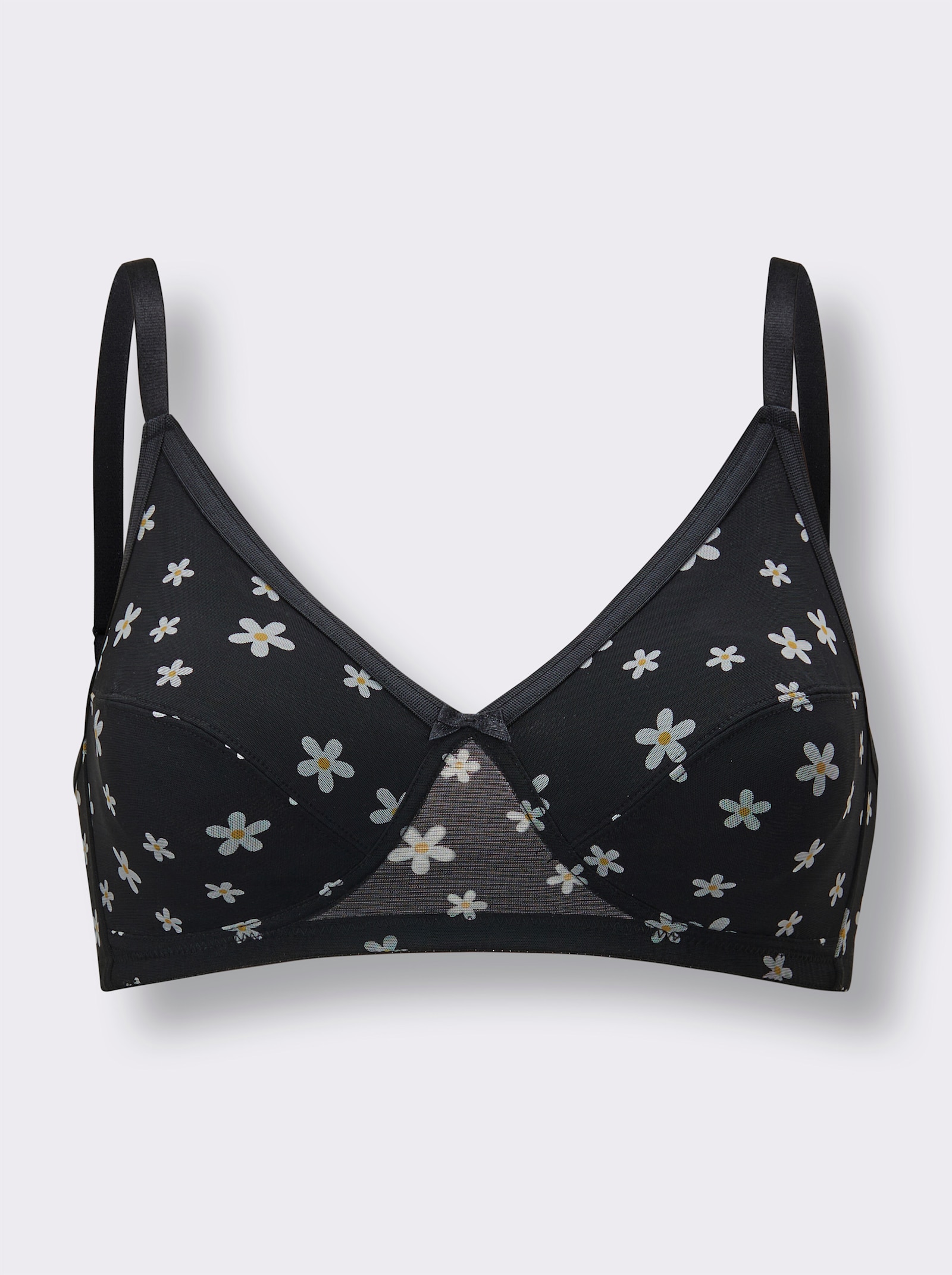 wäschepur Beha zonder beugel - zwart/wit