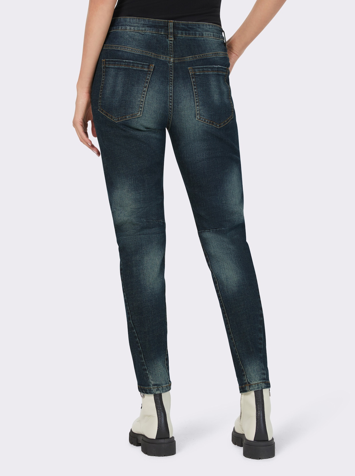 heine Jeans - darkblue stone-washed