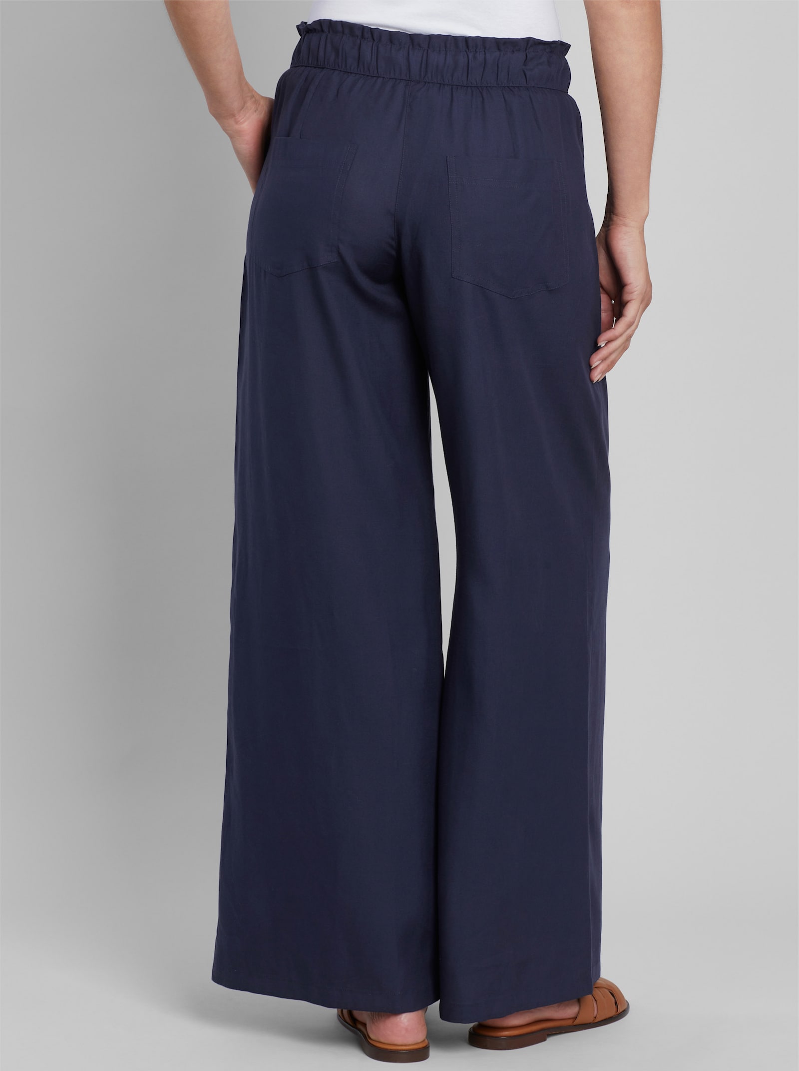heine Schlupfhose aus Lyocell - marine