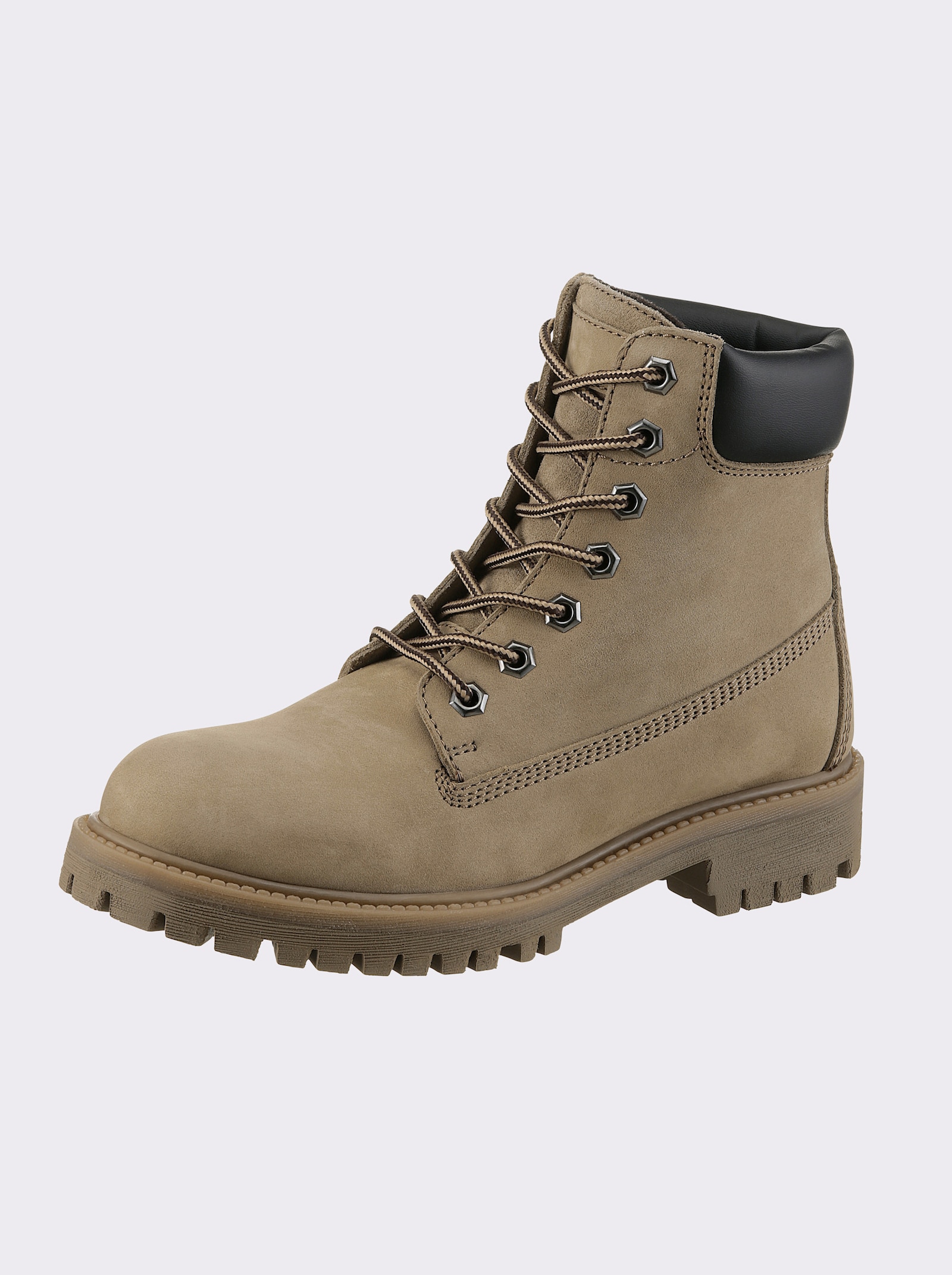 heine Schnürstiefelette - taupe