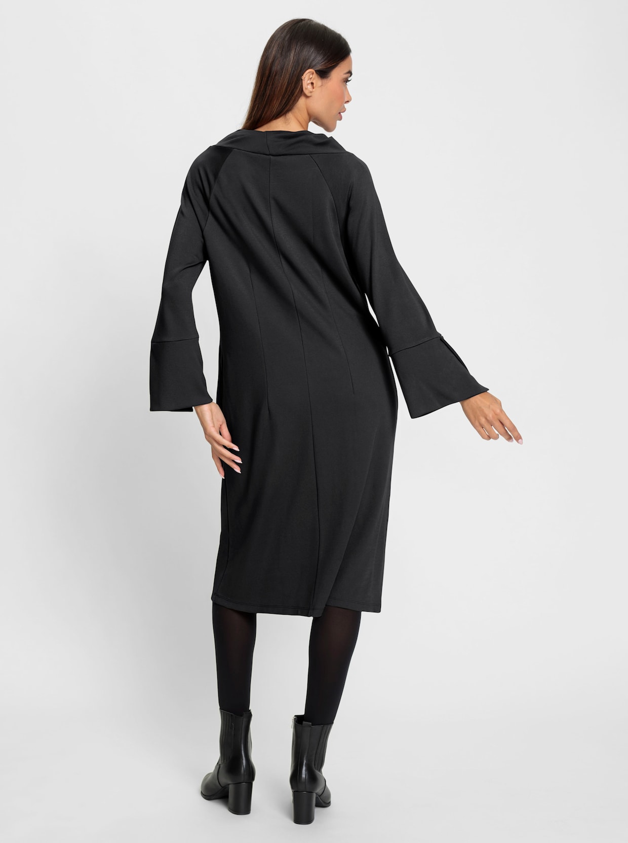 heine Robe en jersey - noir