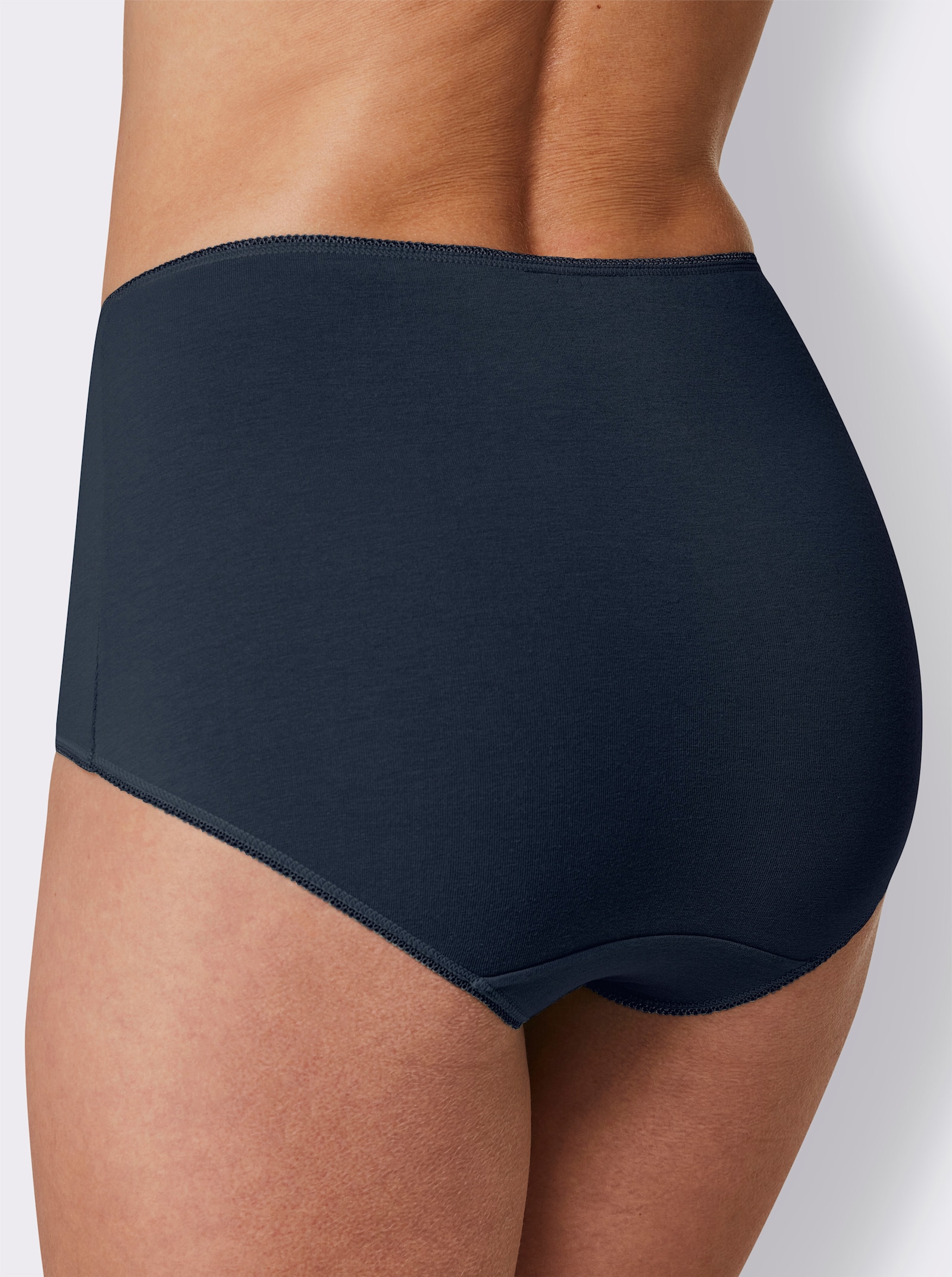 wäschepur Tailleslip met elastische boorden - wit + magenta + marine + jade