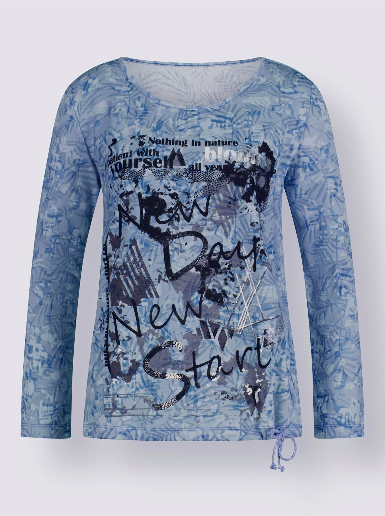 Sweatshirt - bleu