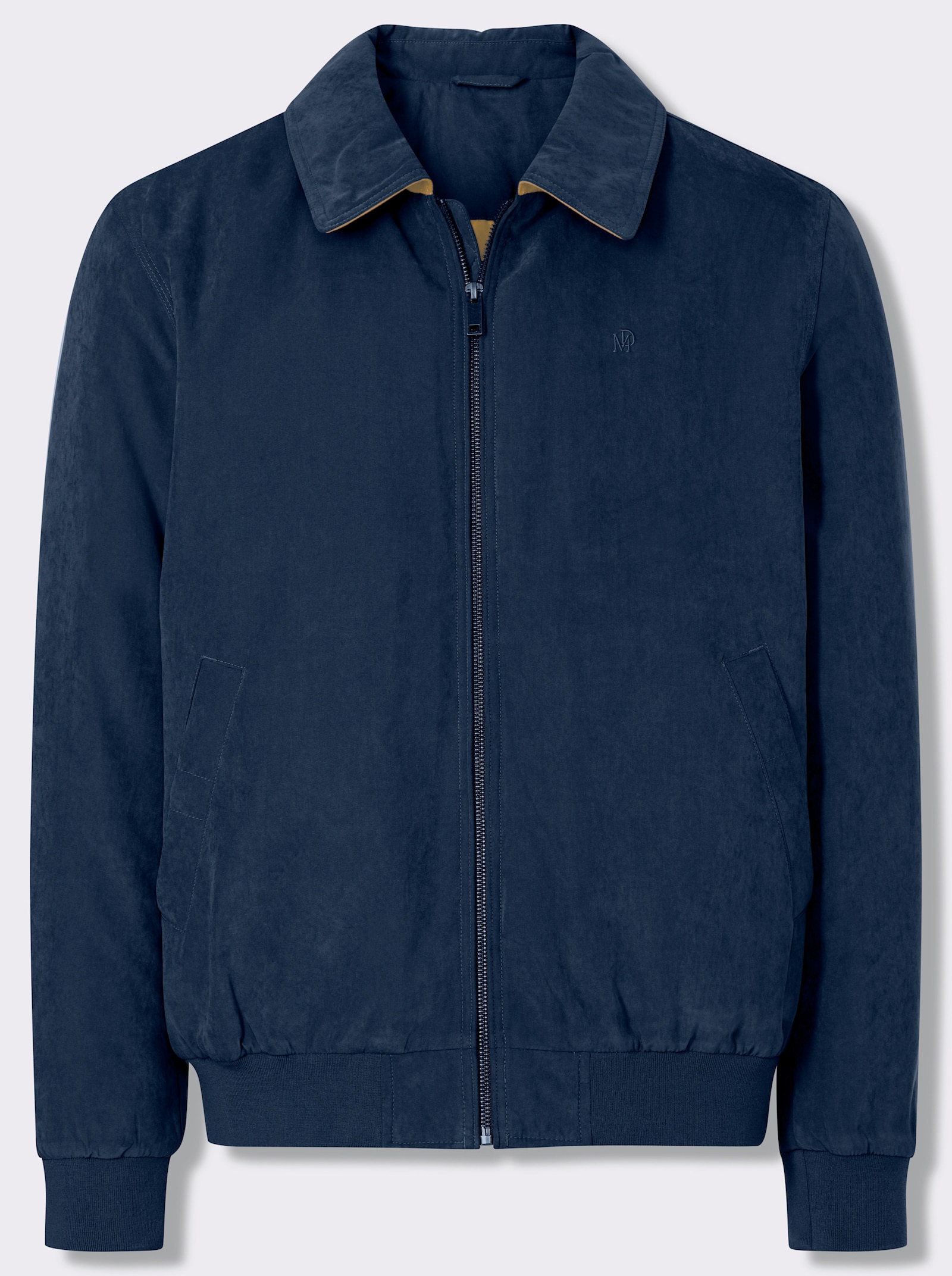 Marco Donati Blouson mit drei Innentaschen - dunkelblau