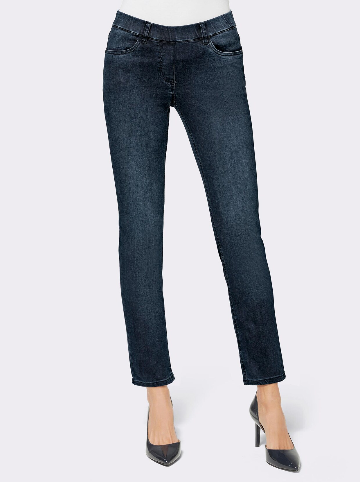 Ascari Schlupfjeans - jeansblau