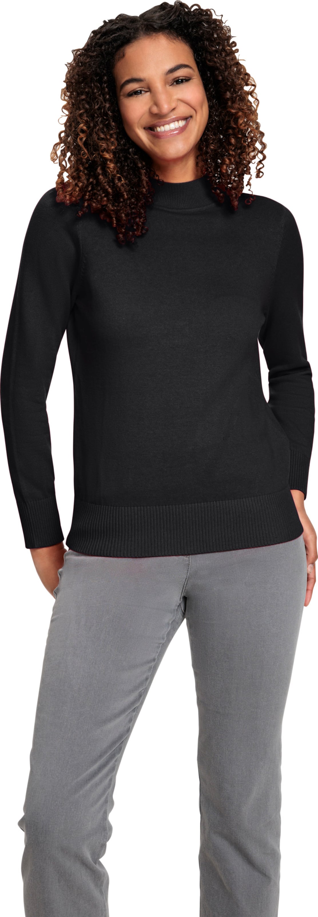 Thumbnail - Stehkragenpullover