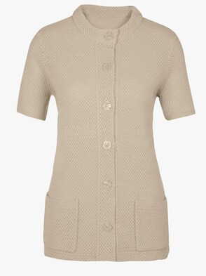 Strickjacke - sand