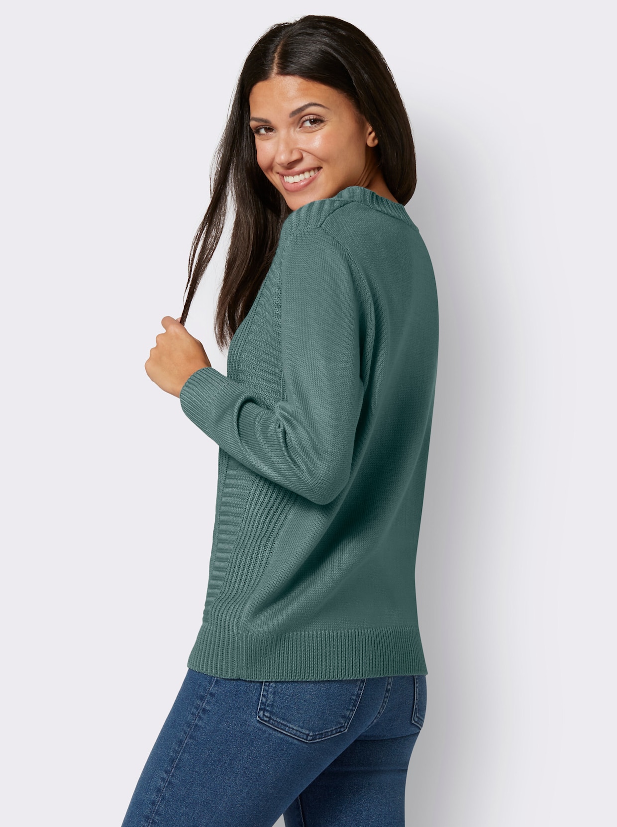 Pullover met lange mouwen - jade