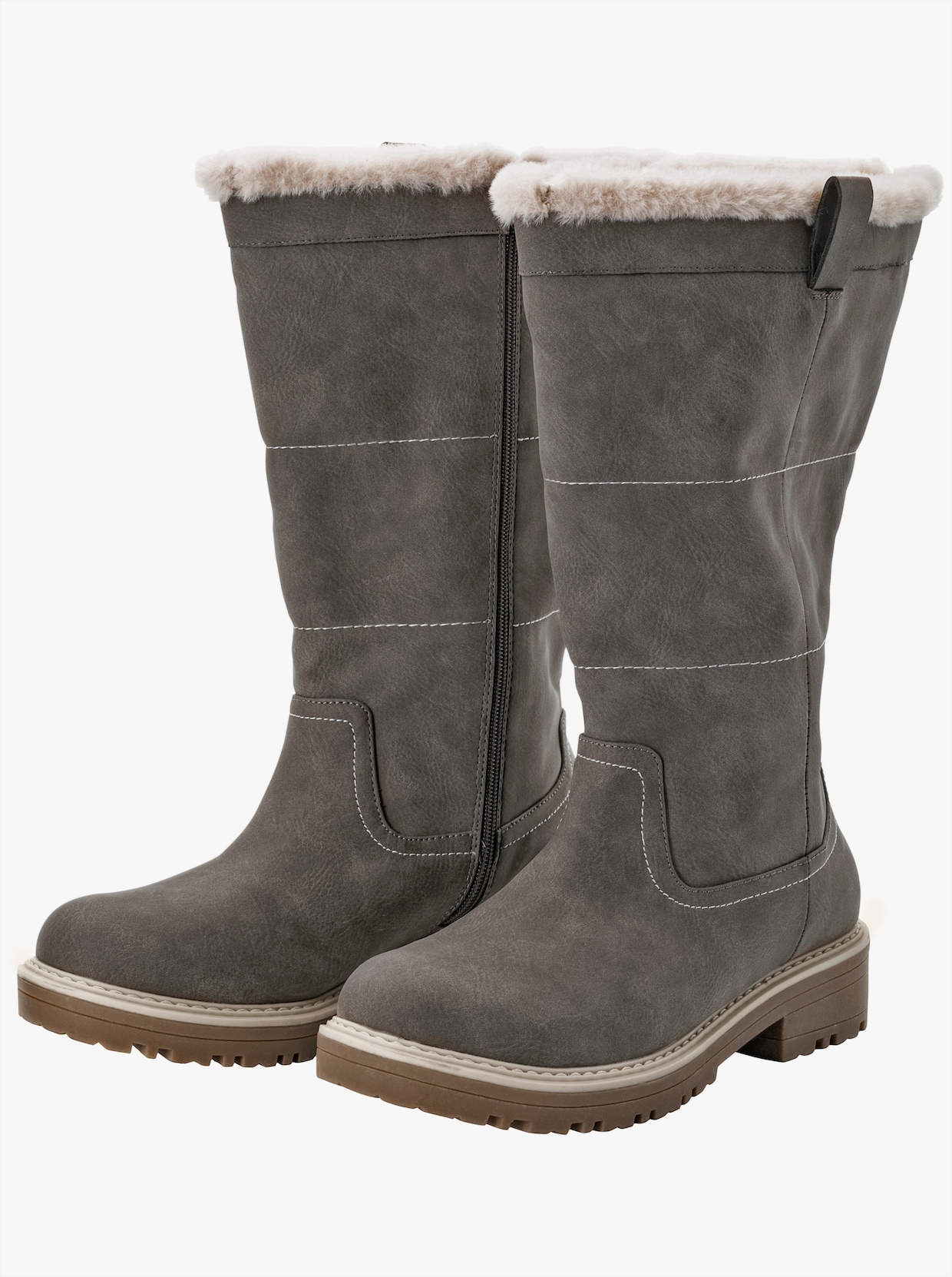 sheego Stiefel - taupe