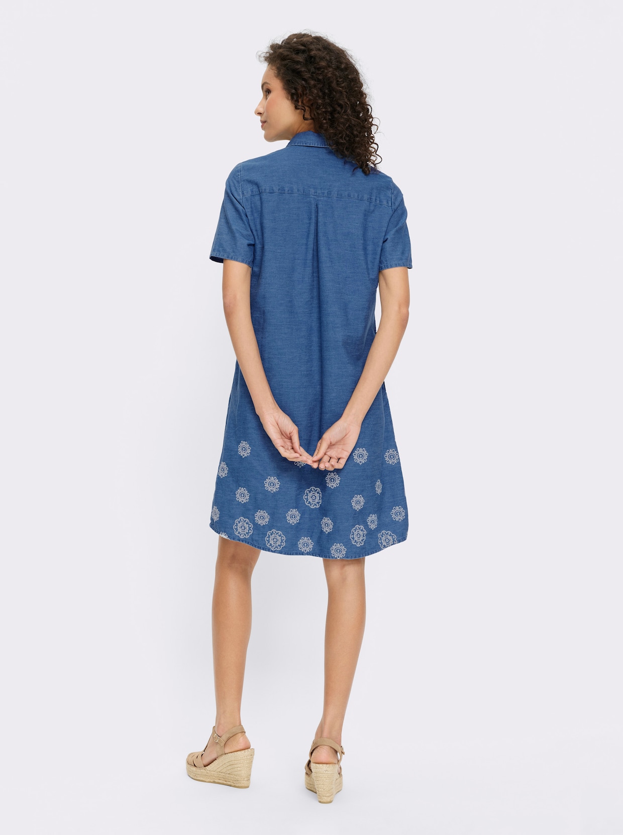 heine Jeanskleid - blue-bleached