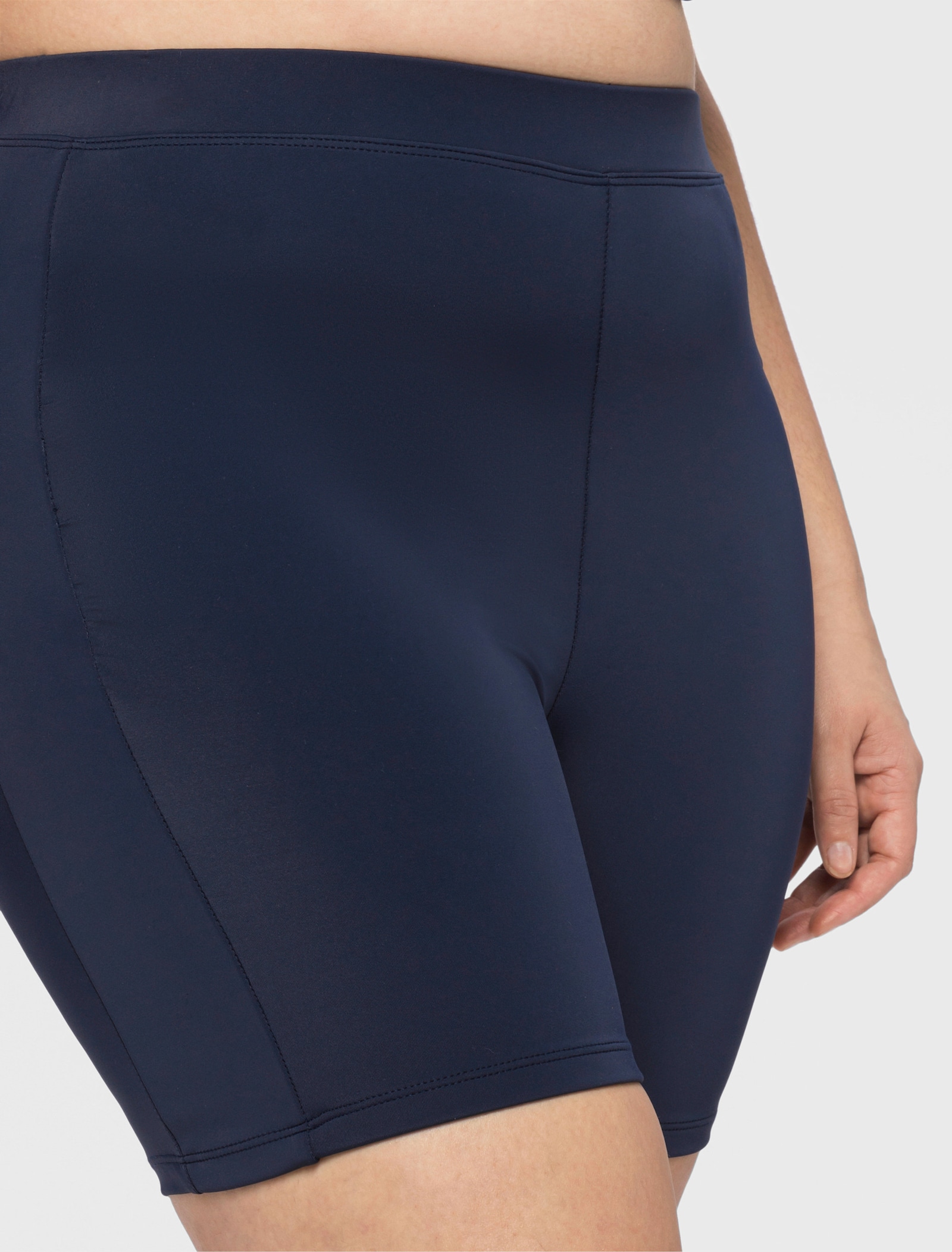 sheego Badehose in Radler-Länge, mit Shaping-Effekt - marine