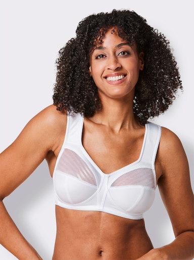 wäschepur Sport-BH ohne Bügel - weiß