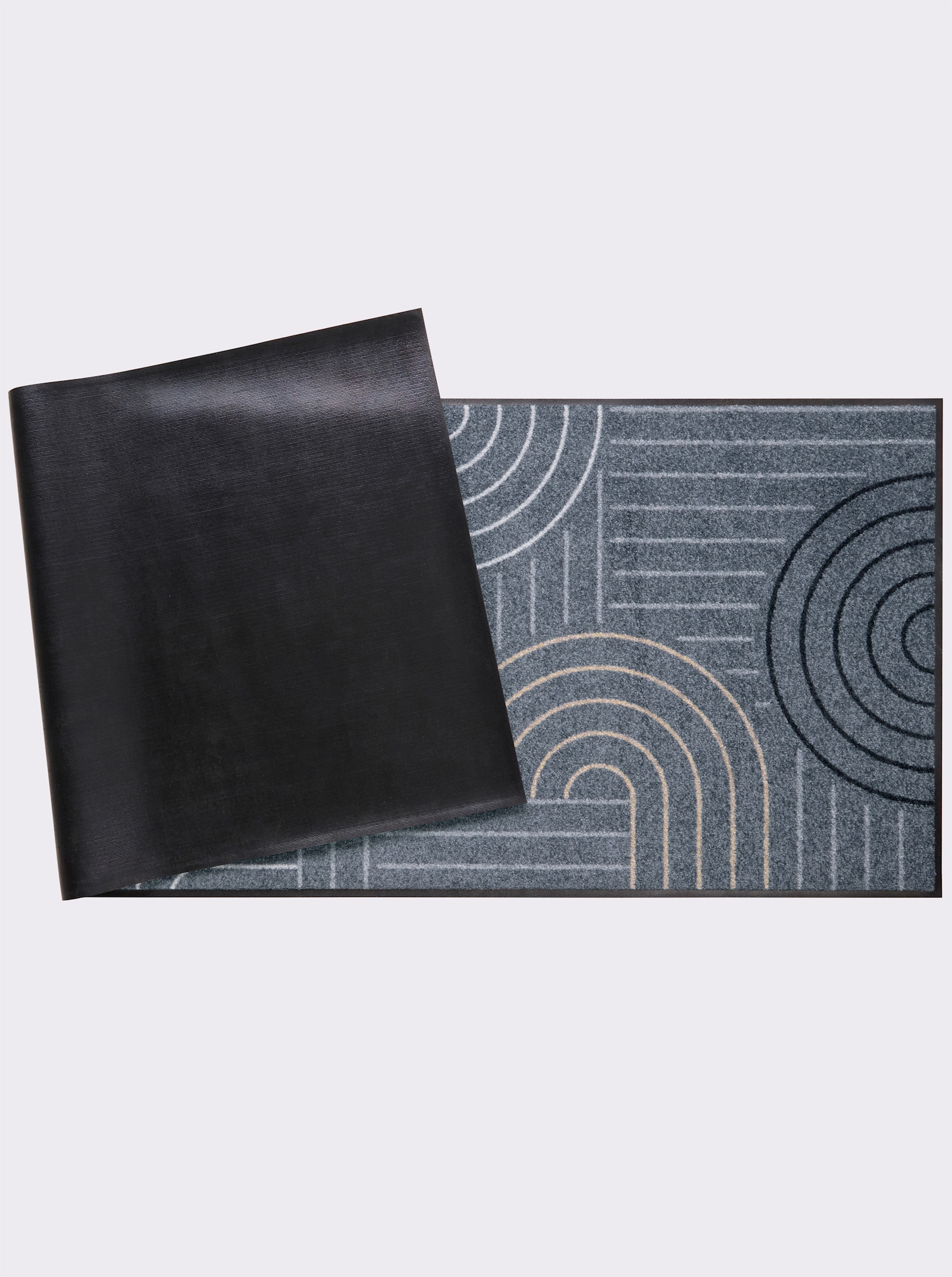 Salonloewe Fußmatte made in Germany - grau
