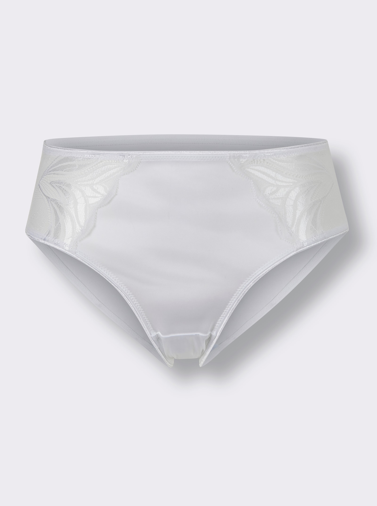 wäschepur Jazzpants met kantinzet - wit