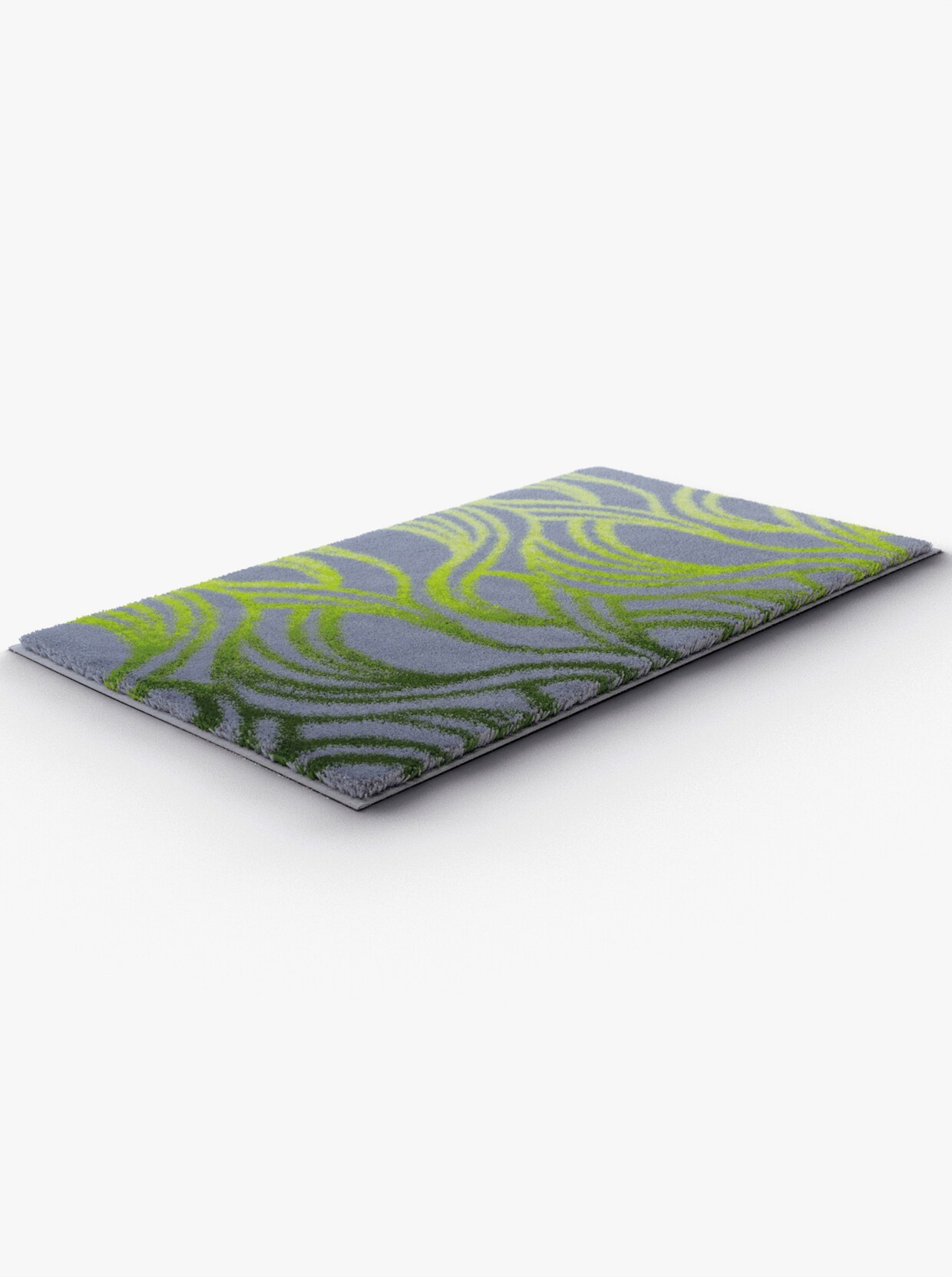 Grund Badematte - grün-grau