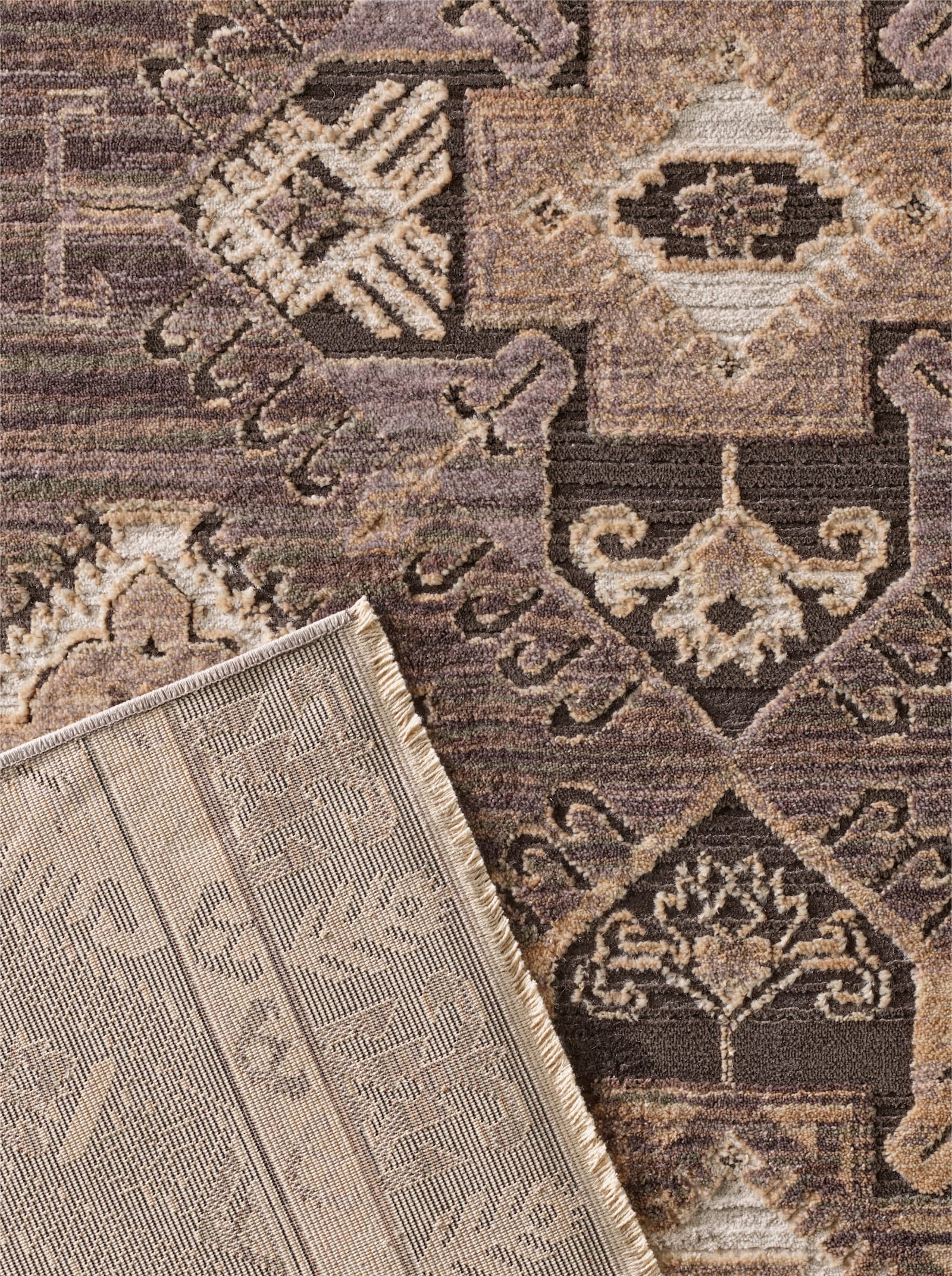 heine home Teppich - grau-taupe