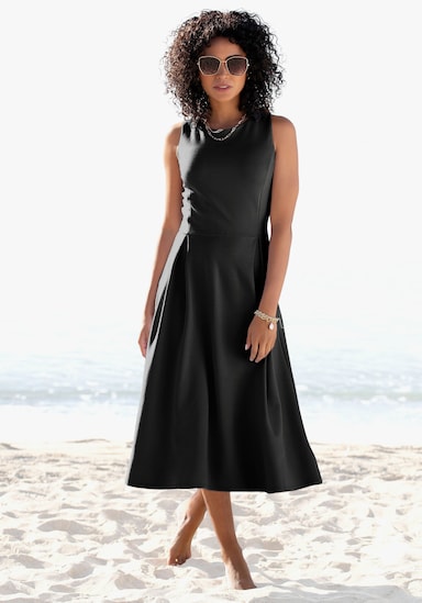 Beachtime Midikleid - schwarz