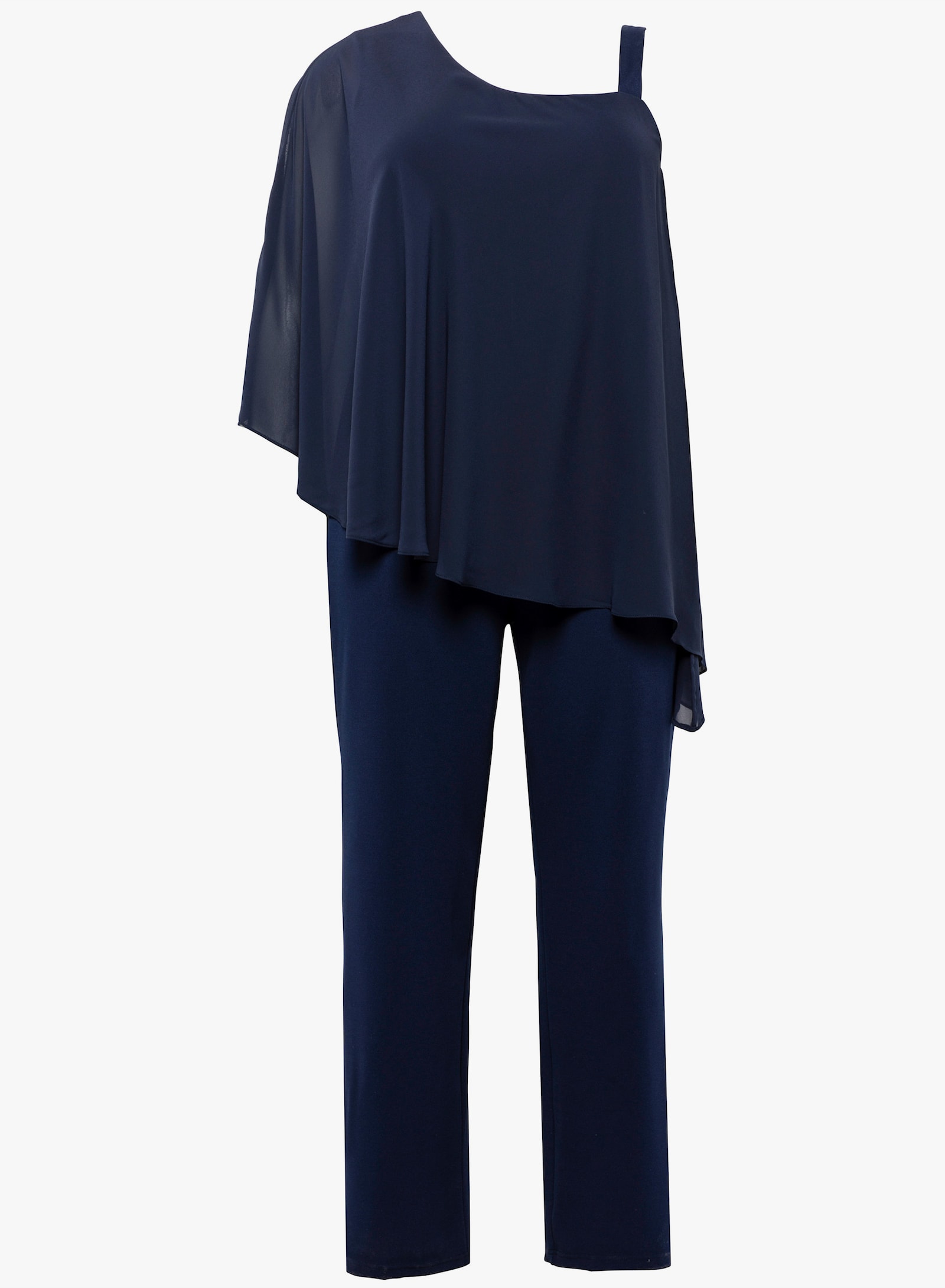 sheego Jumpsuit im Lagenlook - marine