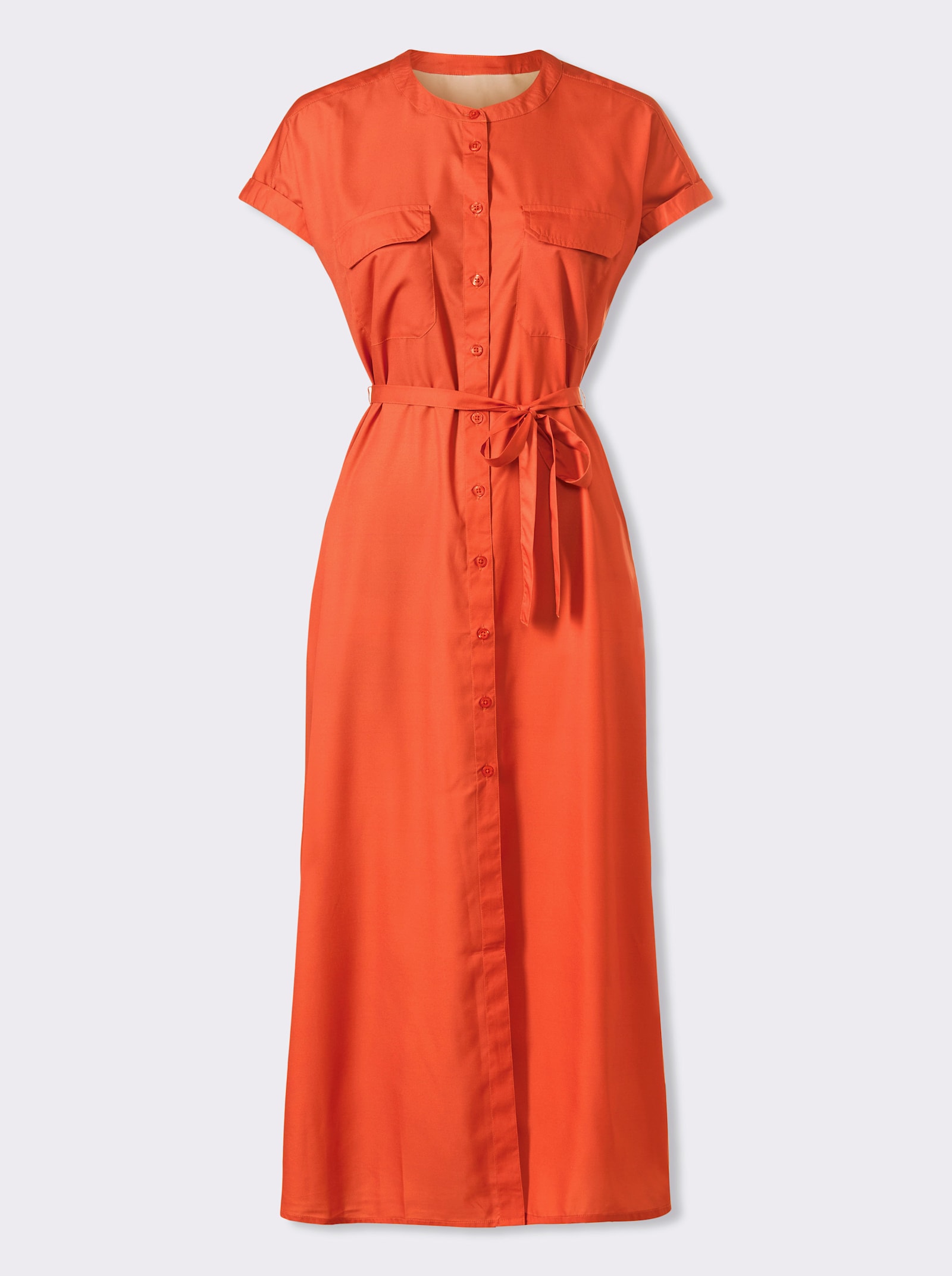 heine Sommerkleid inklusive Bindegürtel - terra