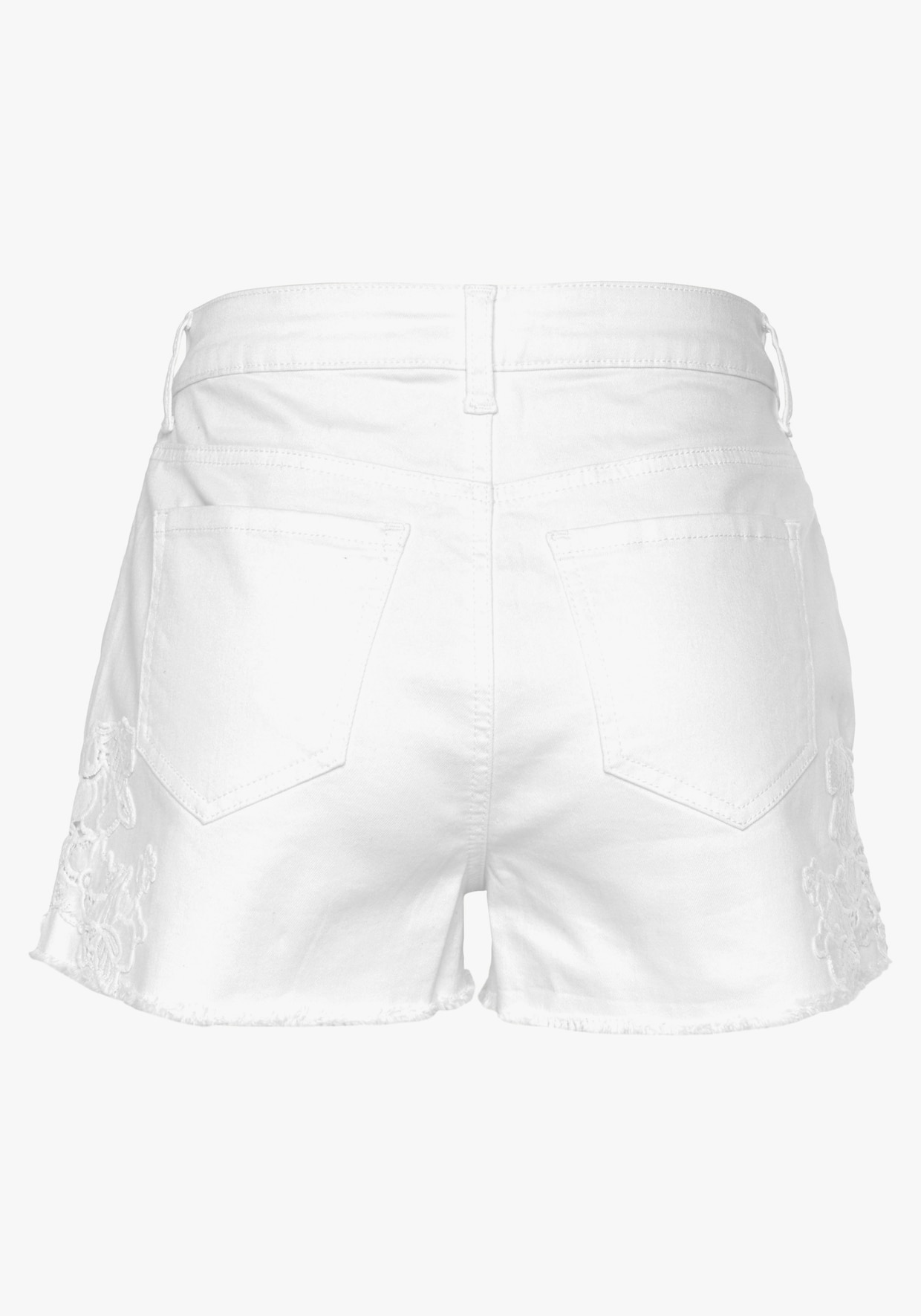 Vivance Jeansshorts - weiss