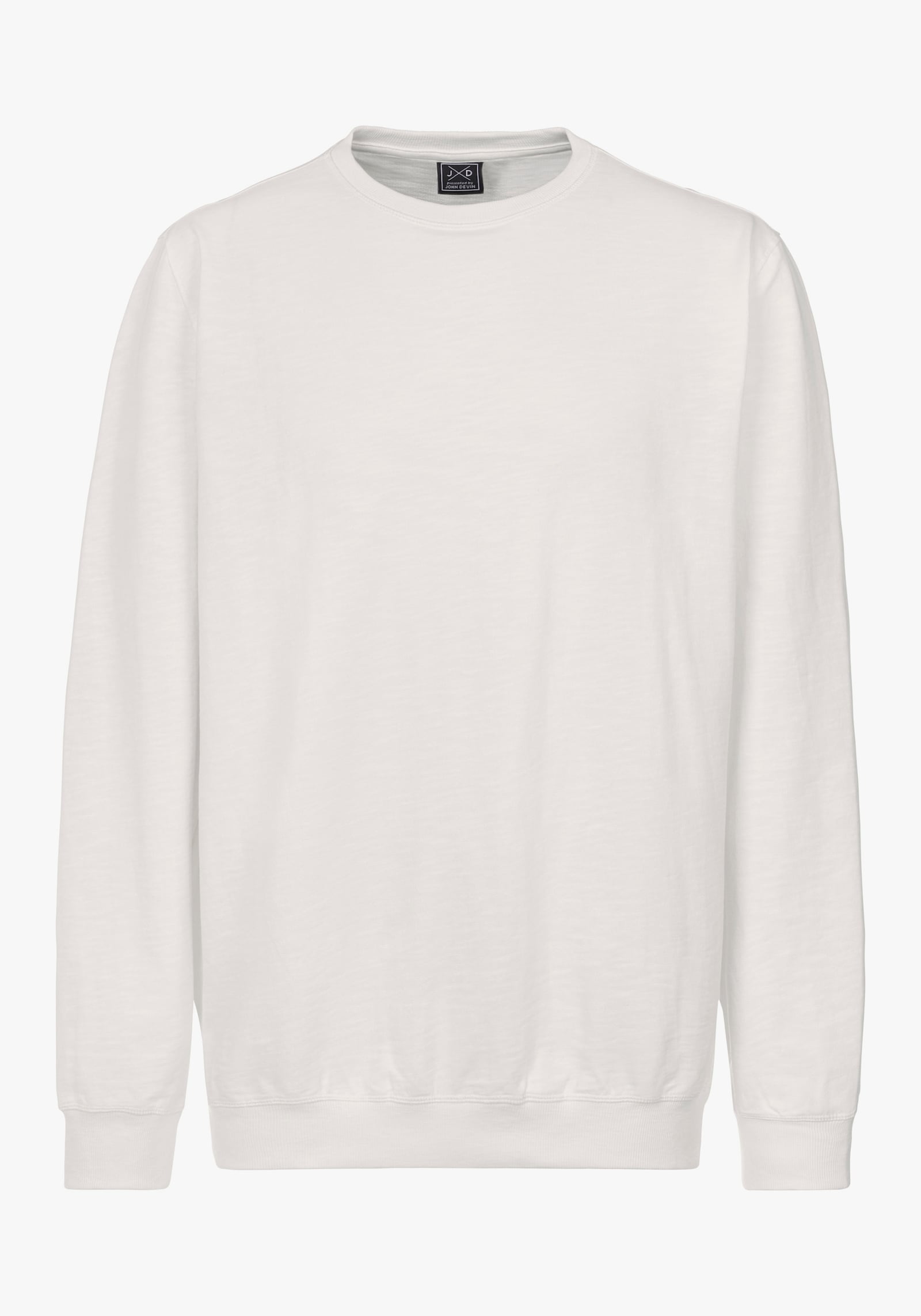 John Devin Langarmshirt - creme