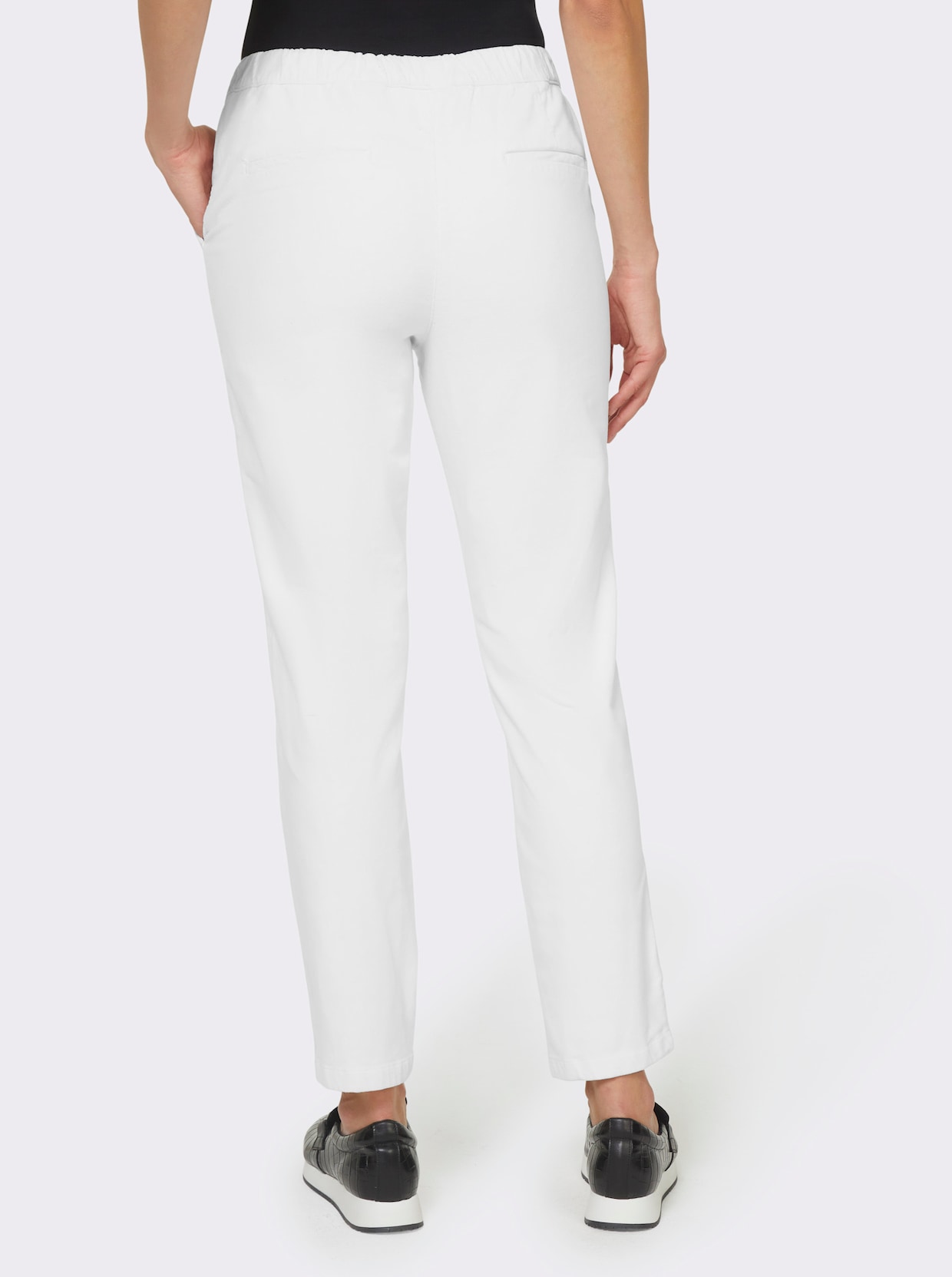 heine Ribcord broek - ecru