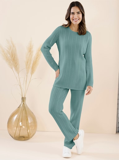 Lange pullover - jade