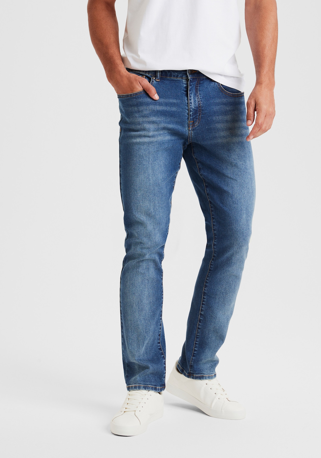 Buffalo 5-Pocket-Jeans - dark-blue-denim