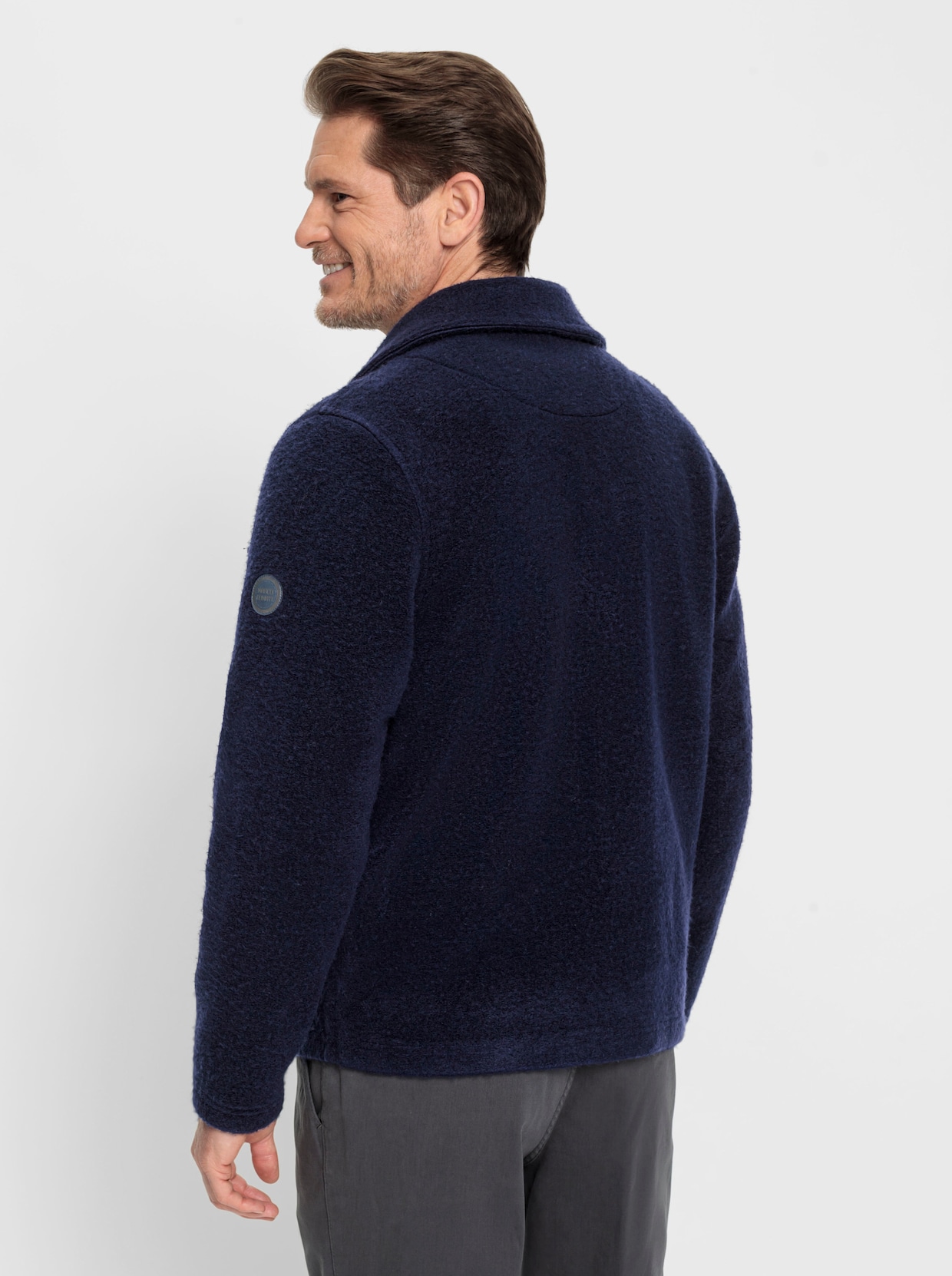 Marco Donati Fleece-Jacke - marine