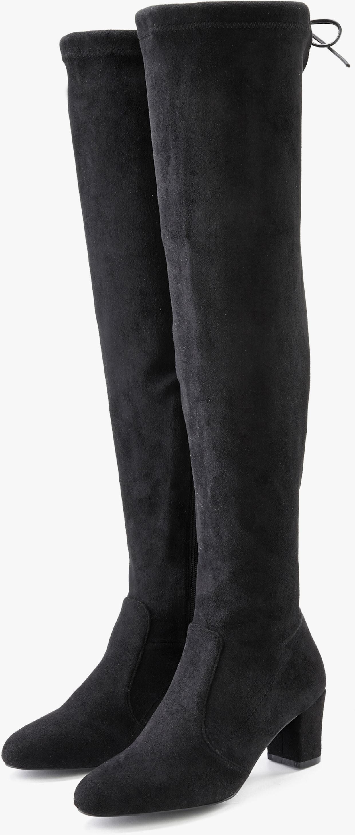 LASCANA Overkneestiefel - schwarz