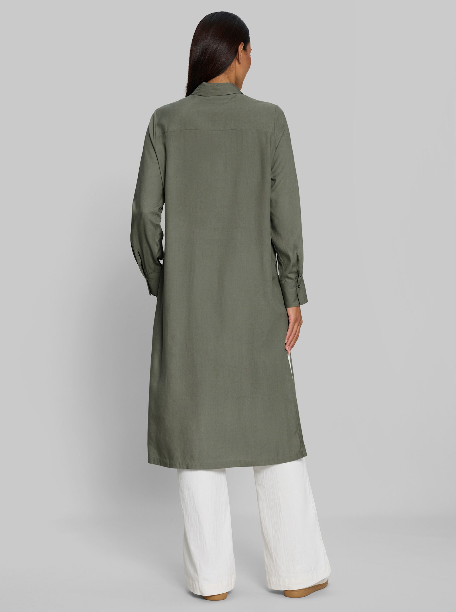 heine Blusenjacke in Longform - khaki