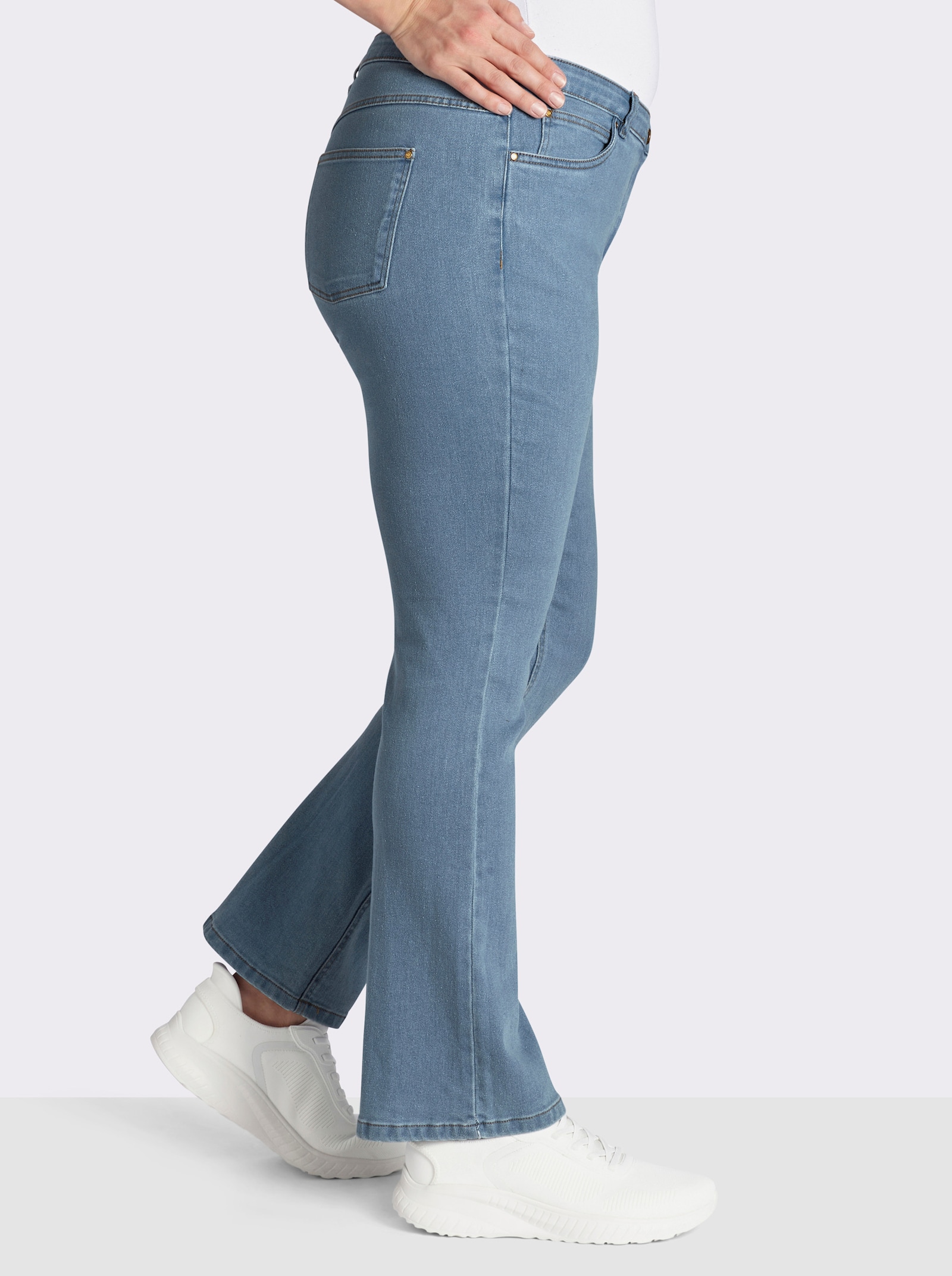 Bootcut-Jeans im 5-Pocket-Stil - blue-bleached