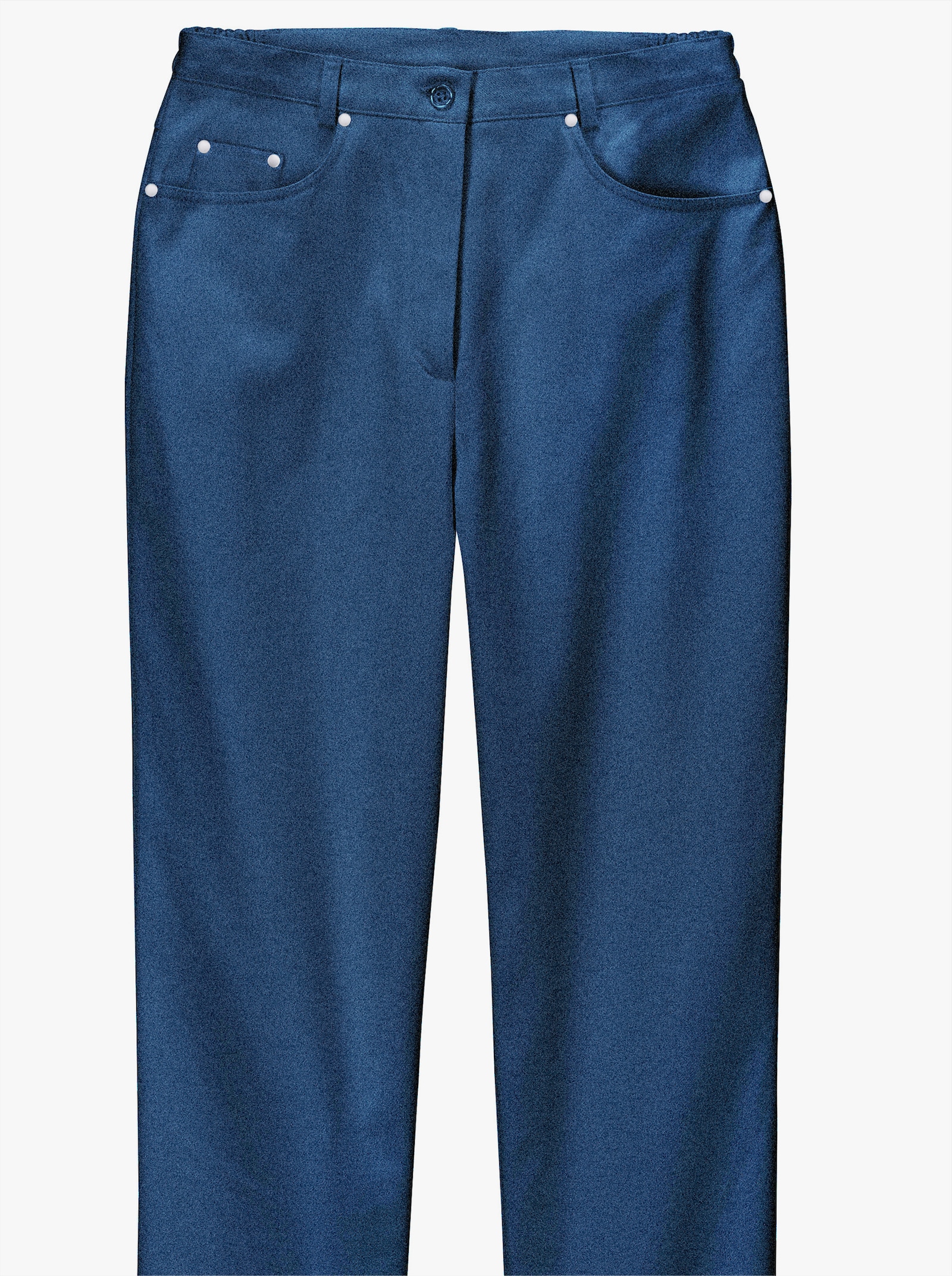 5-Pocket-Jeans mit innenliegendem Dehnbund - blue-bleached
