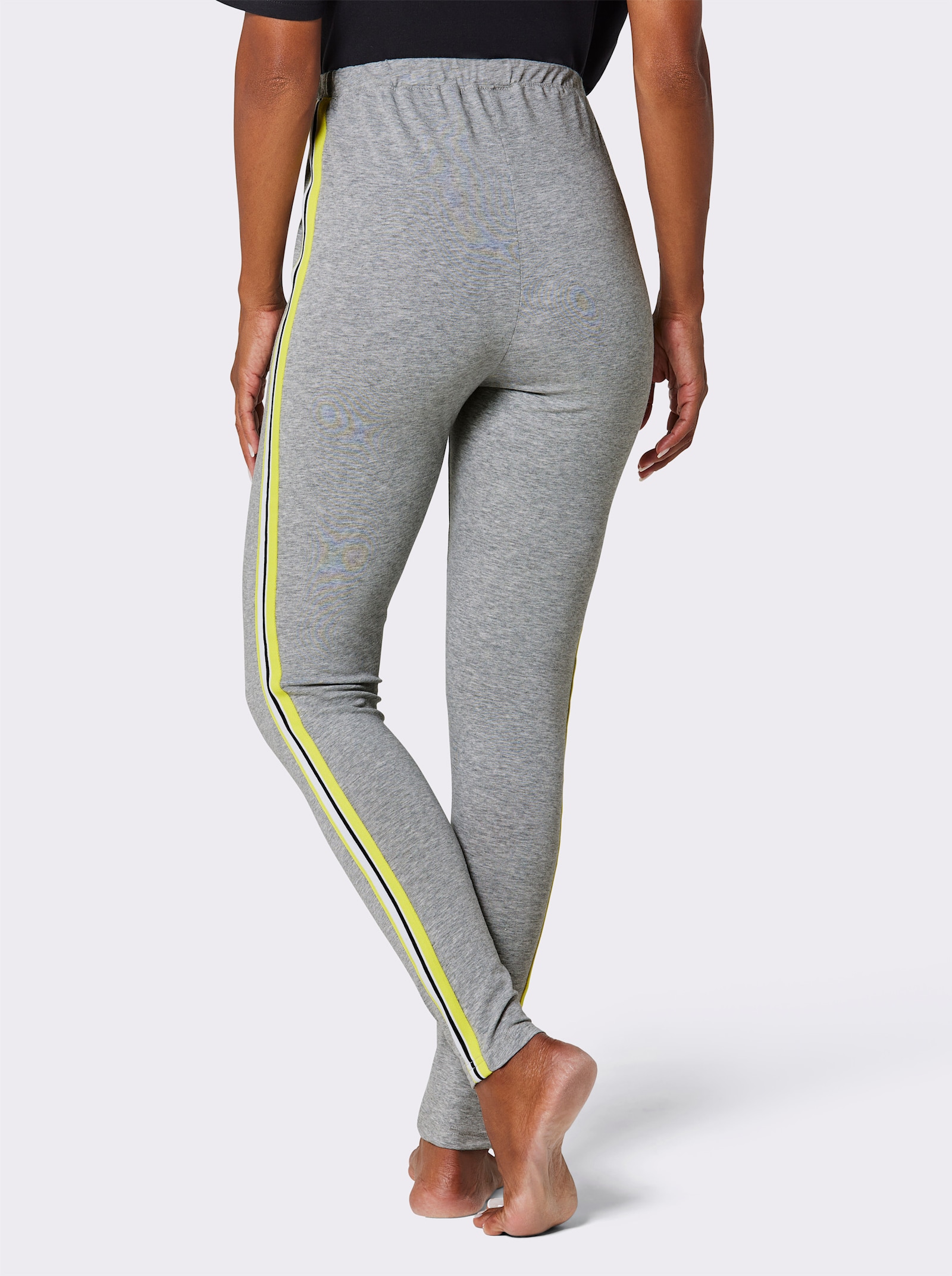 feel good Leggings - grau-meliert