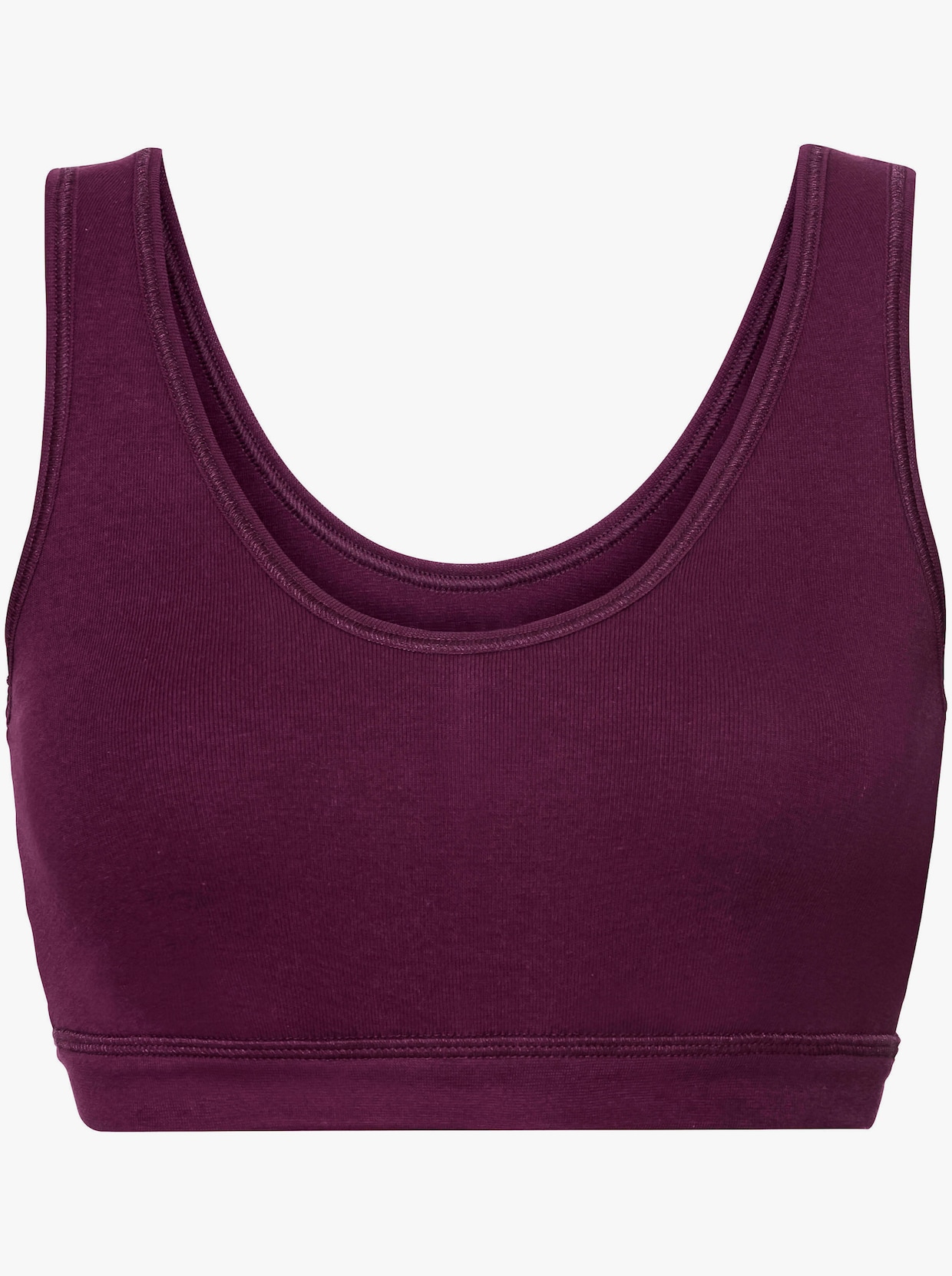 wäschepur Bustier - aubergine + marin