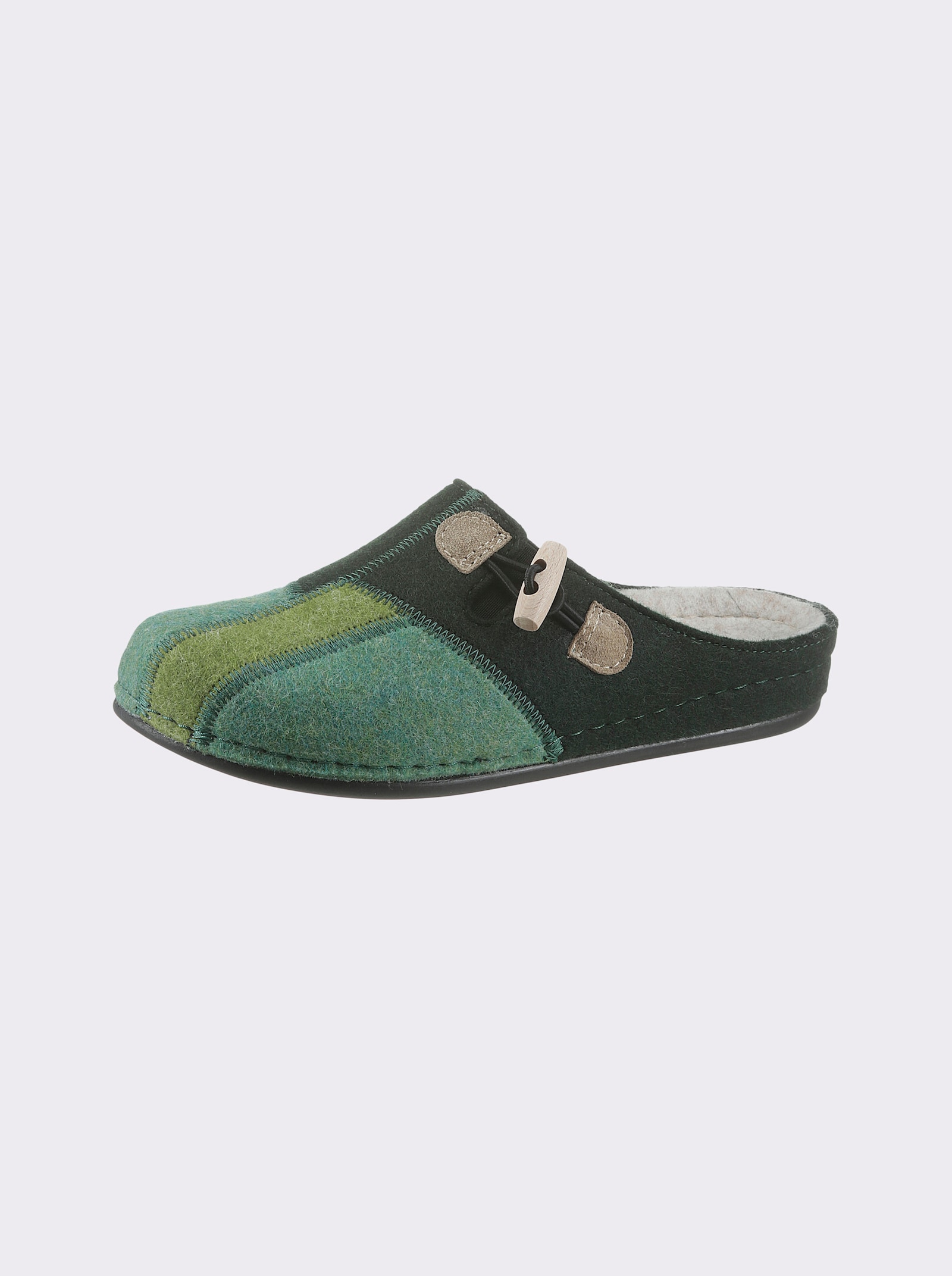 Dr. Feet Pantoffel - grün