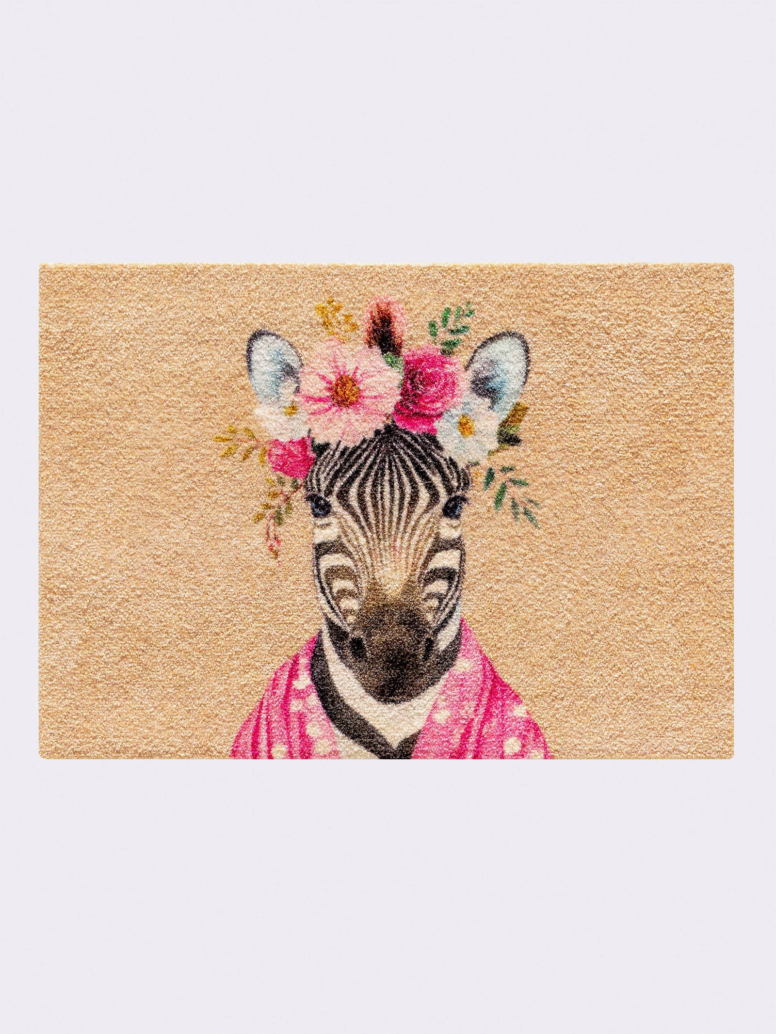 wash+dry by Kleen-Tex Paillasson - rose à motifs