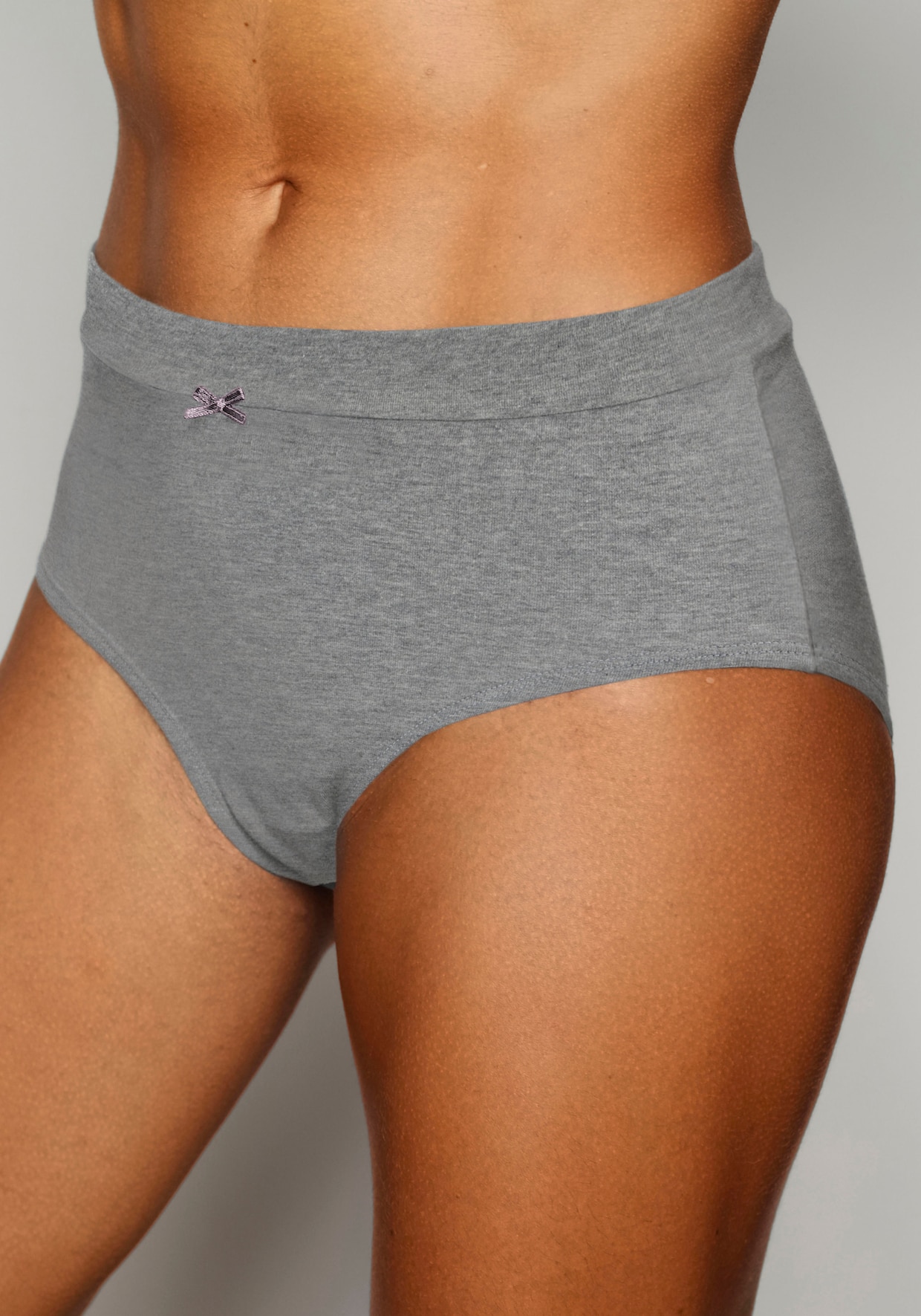 Vivance Taillenslip - off-white, anthrazit meliert, schwarz